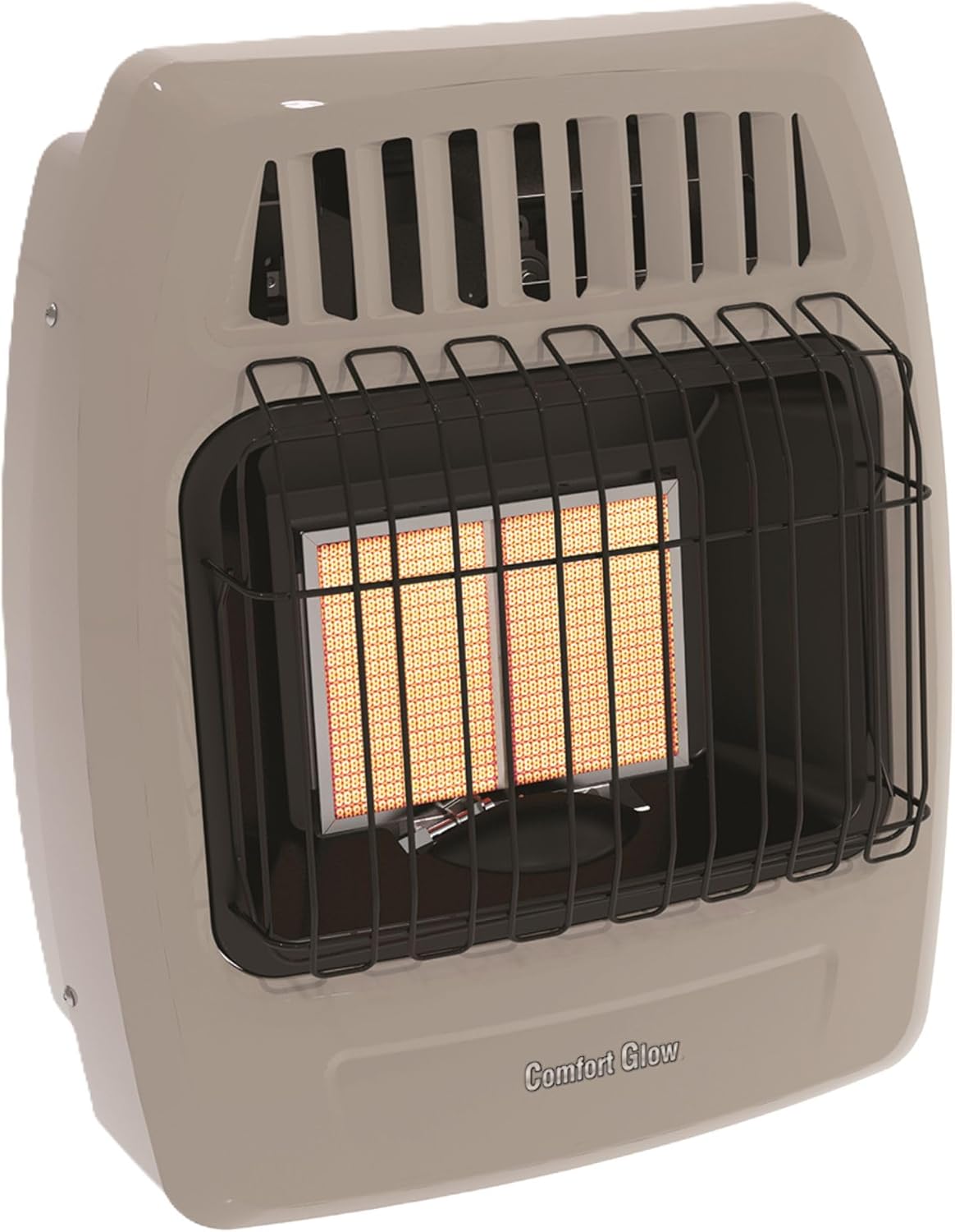 WORLD MKTG OF AMERICA/IMPORT KWP212 2 Plaque 12000 BTU Gas Wall Heater, Grey | 2 Plaque, Infrared Radiant Gas Heater for Indoor Use
