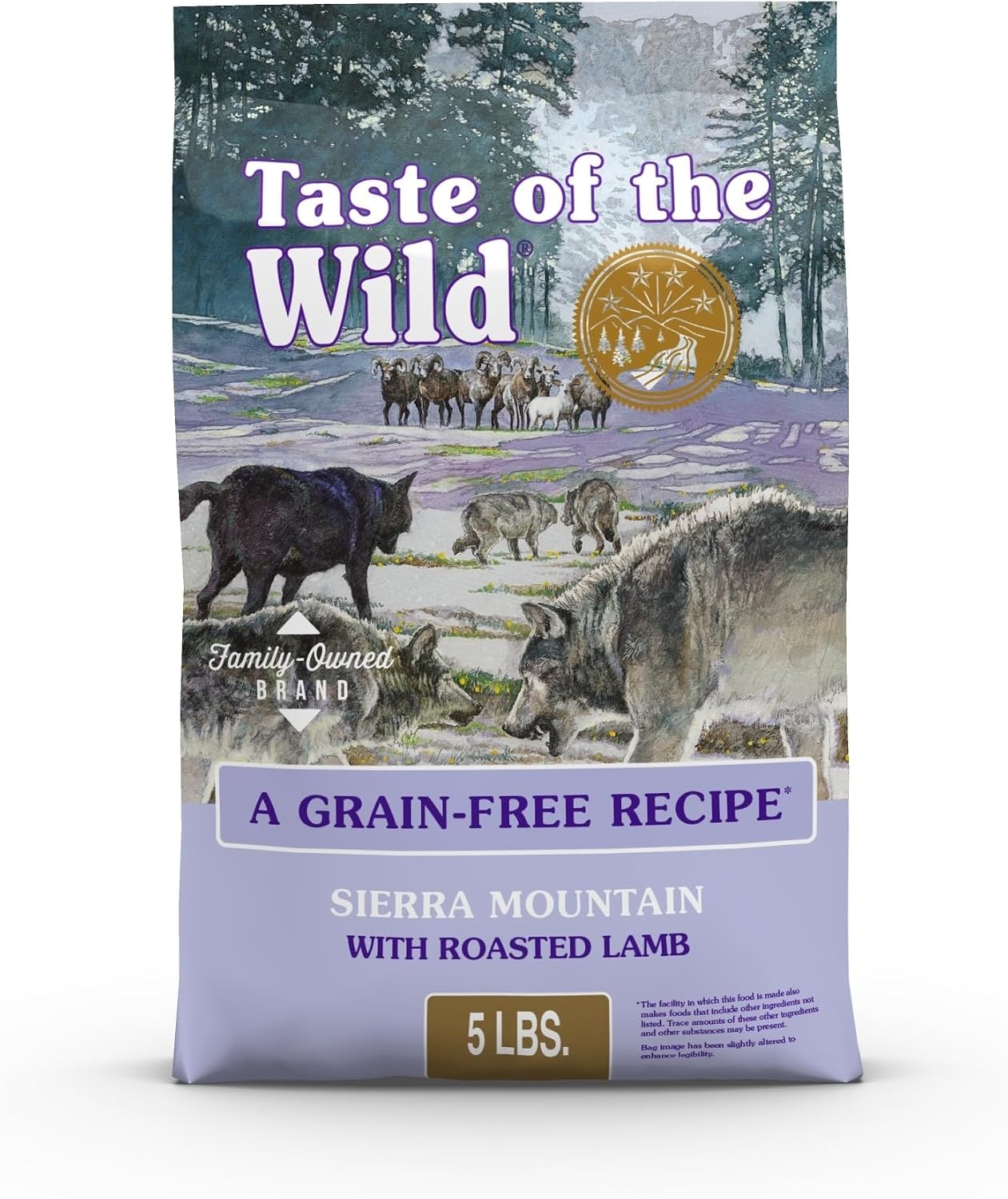 Taste of the Wild Pacific Stream Adult Dry Dog Food, Salmon, 5lb | Grain Free Recipe* | Nutrient Dense to Help Support Peak Health | Guaranteed Omega Fatty Acids to Help Support Skin & Coat