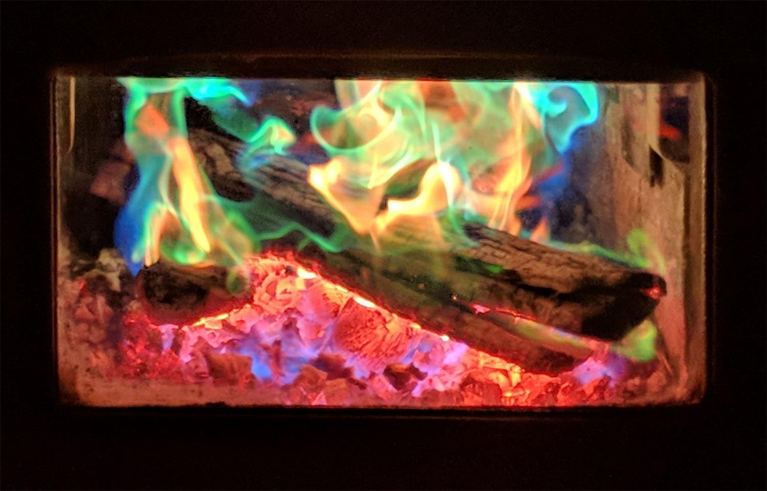 Mystical Fire Dragon Flames Fire Color Changing Packets Colorful Fire 12pk | 12-pack color changing fire packets creates colorful flames in fire