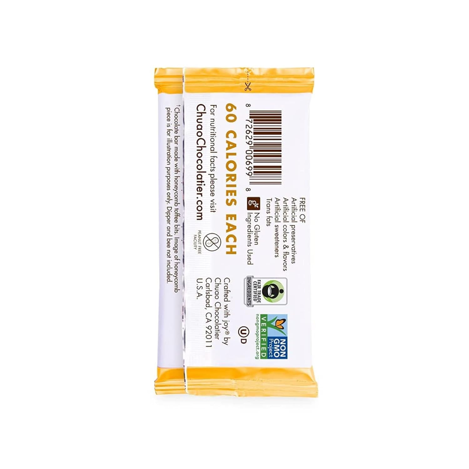 Chuao Chocolatier Sweet & Salty Milk Chocolate Mini Bars | Gourmet Sea Salt European No Preservatives | For Gift Baskets, Gifts for Women, Men | 100 Pack