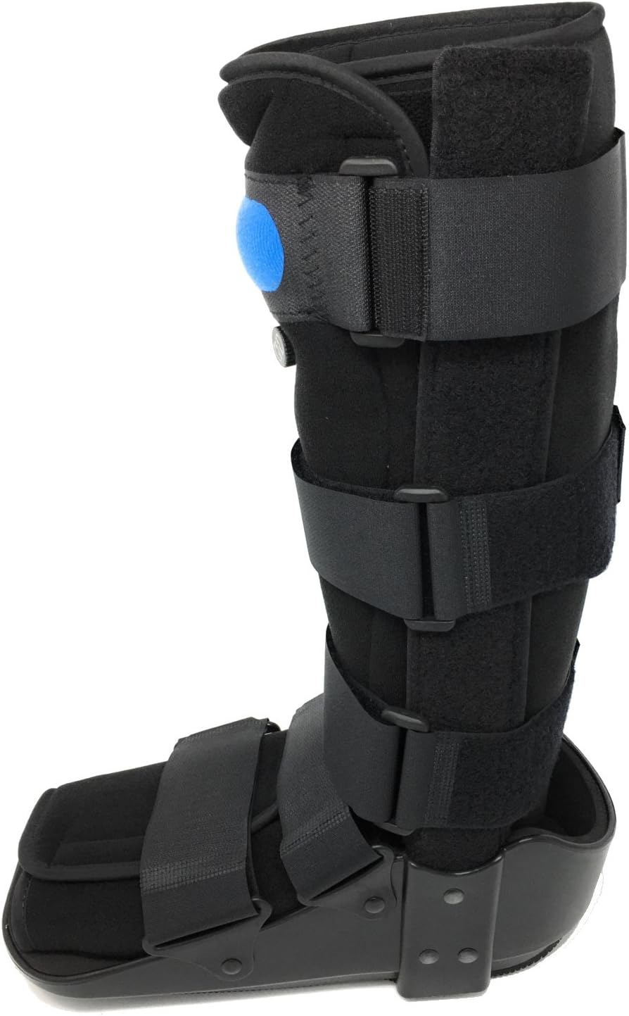 OTC Walker Boot Delux Short Low Top Leg Cast, Black, X-Small
