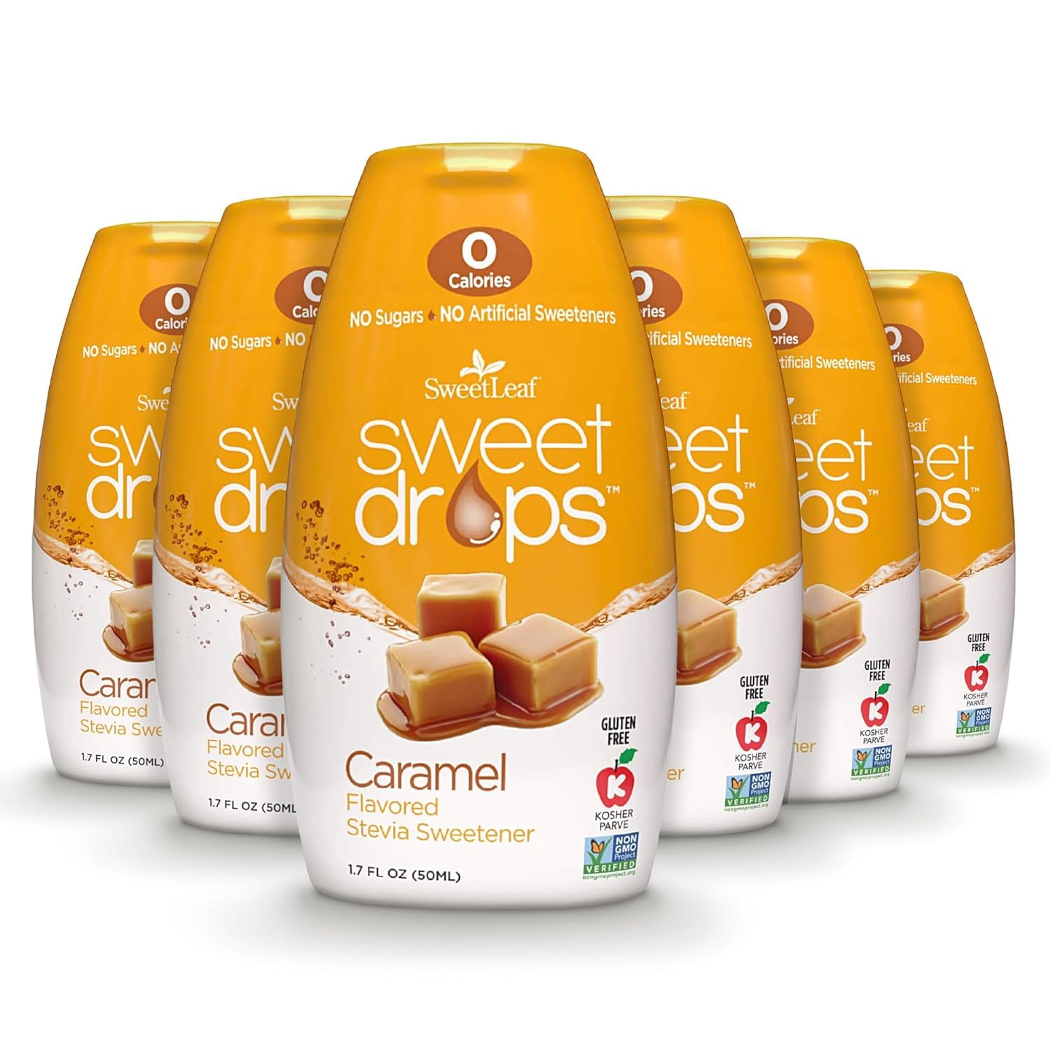 SweetLeaf Stevia Drops Liquid Sweetener, Variety Pack - 1.7 Fl Oz, 4 Pack | Sweet Drops, Stevia Leaf Extract, Zero Calorie, No Erythritol, Sugar Substitute