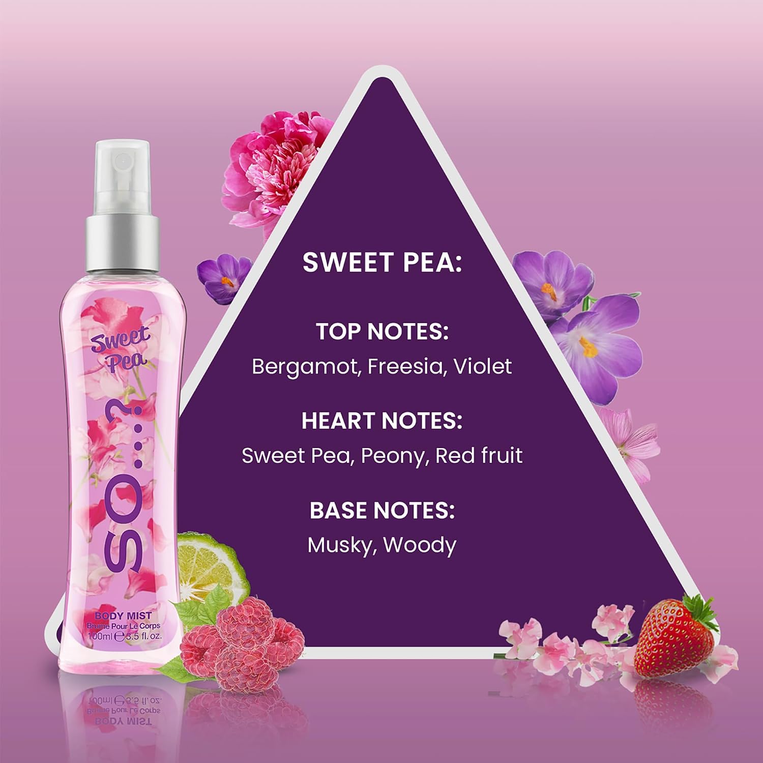 Musk Body Mist by So…? - Woody Scent - Perfume for Women with Bergamot, Toffee, Vanilla Notes - Gifts for Women - Body Spray for Women - 3.5 oz