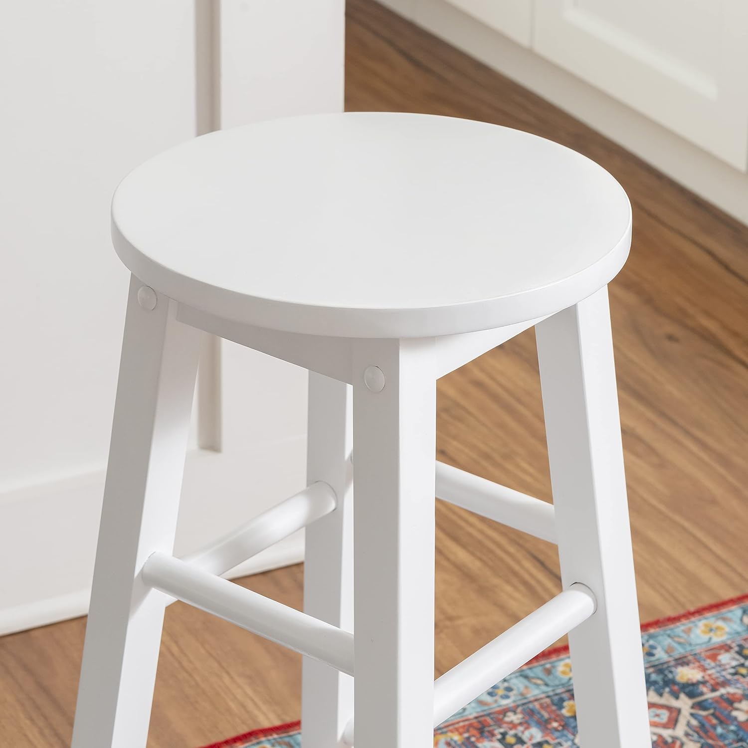 Linon 29-Inch Barstool With Round Seat
