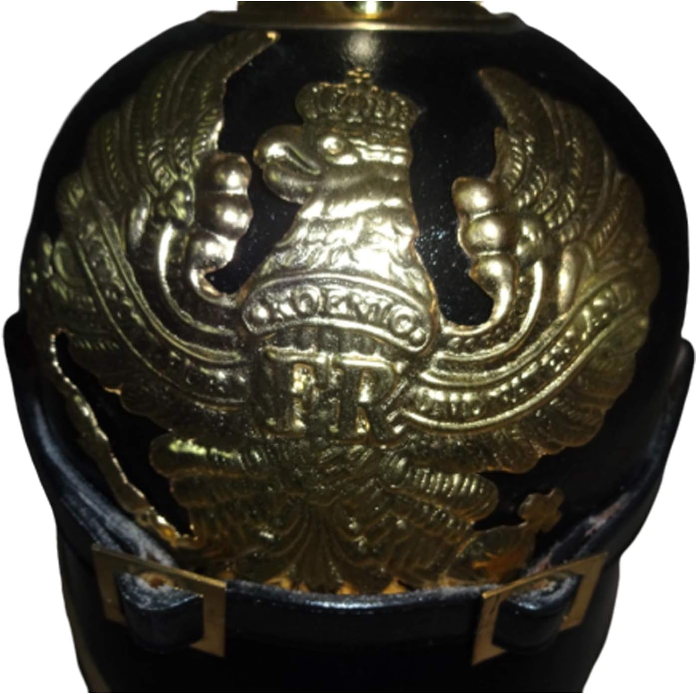warreplica Imperial German Spiked Pickelhaube Officer Helmet with Cover - Reproduction
