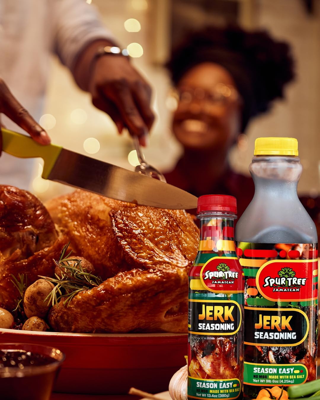 Spur Tree Jamaican Jerk Seasoning, 35 Oz | Authentic Caribbean, Jerk Sauce, All-Natural and Fresh Ingredients