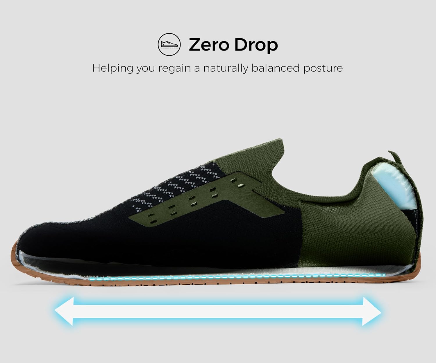 Men's Barefoot Shoes Zero Drop Minimalist Sneakers with Anatomical Toe Box | Breathable, Stretchy, Flat for Gym, Workout, Lifting, Training