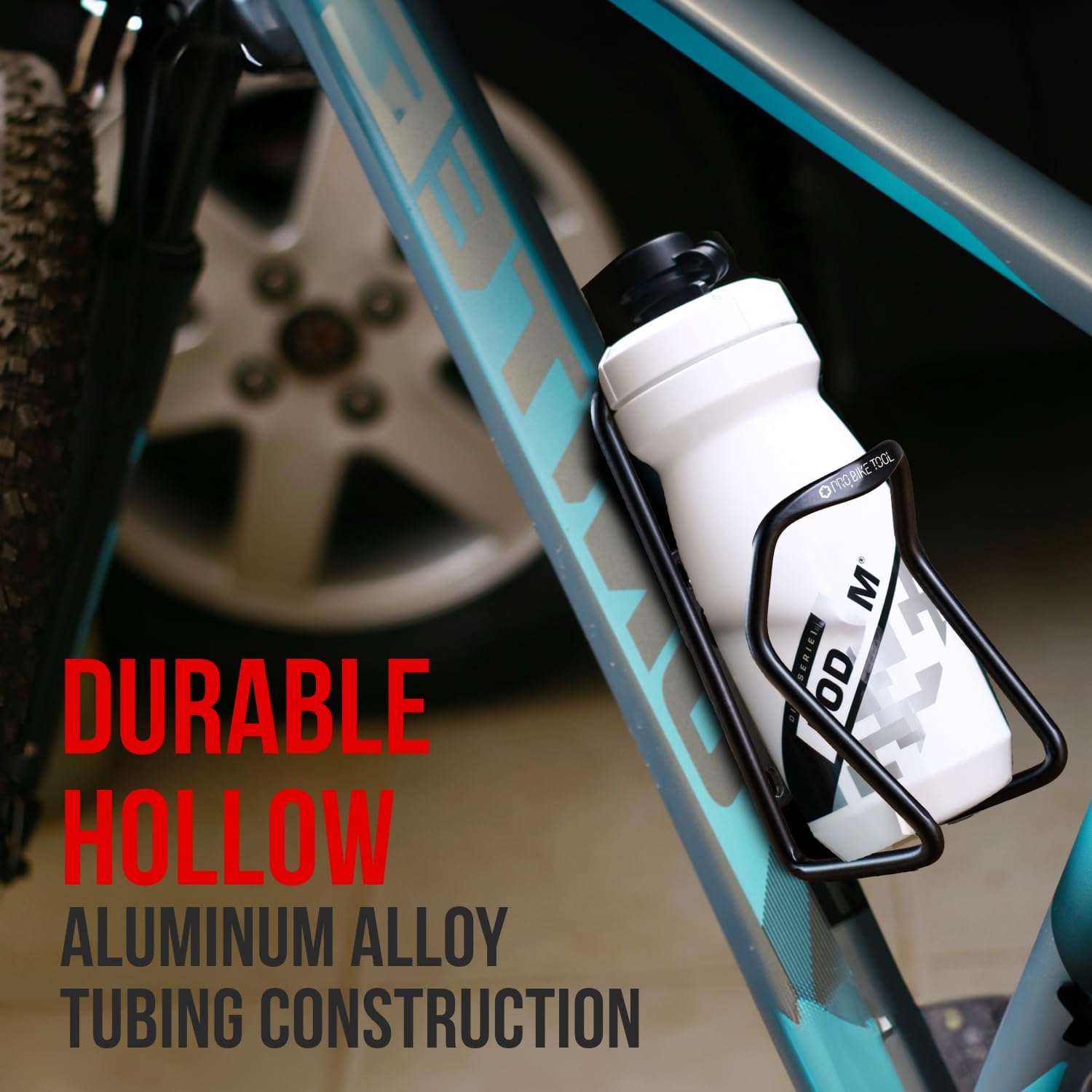 PRO BIKE TOOL Water Bottle Holder for Bikes – Bicycle Bottle Cage & Bike Cup Holder with Secure Grip, Lightweight Cycling Water Bottle Holder for Road Bike & Mountain Bike
