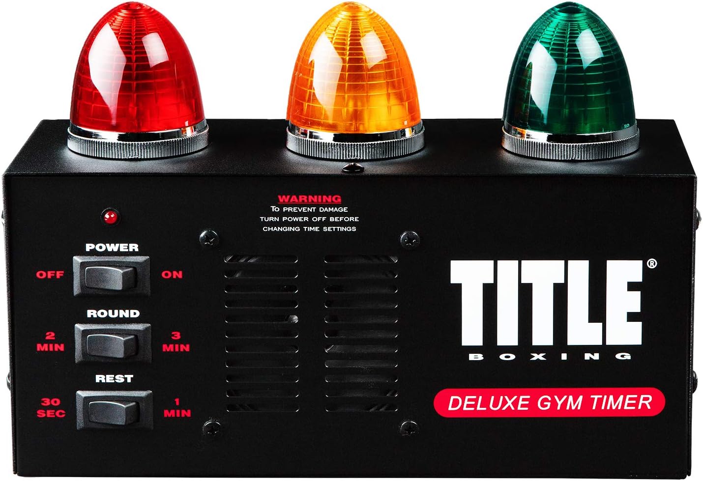 Title Deluxe Gym Timer - Gym Clock, Interval Timer, Workout Timer, Boxing Timer, Gym Clock Timer, Interval Timer for Workout, Gym Timer