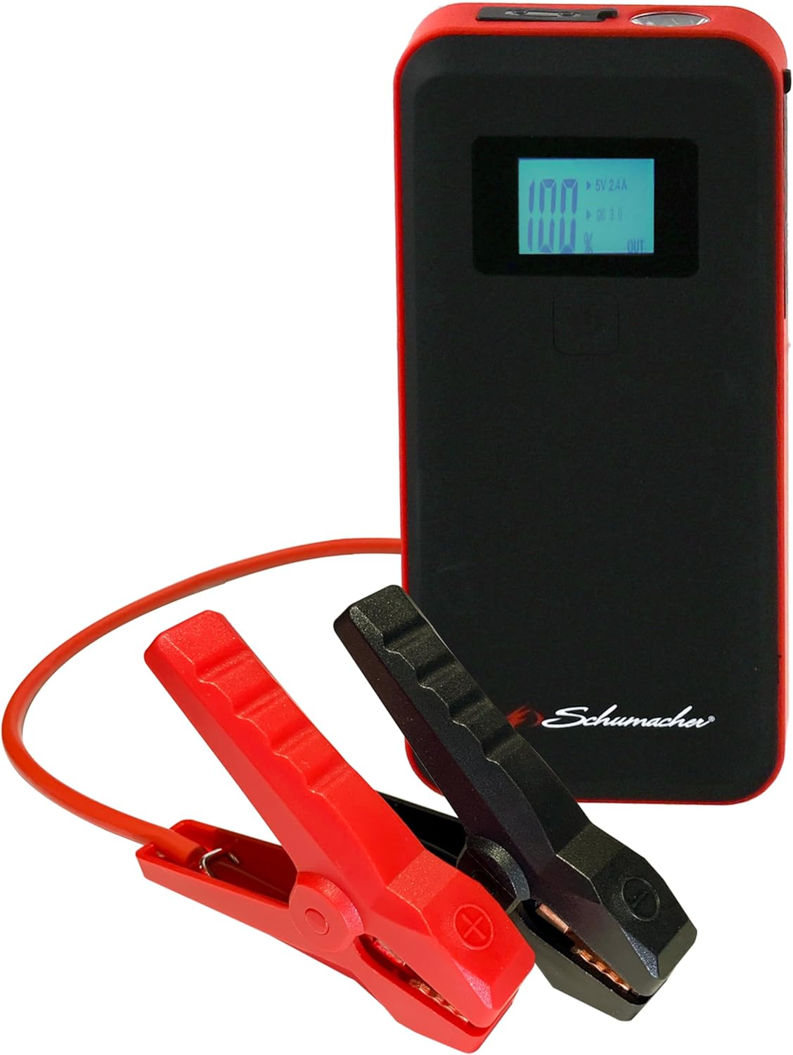 Schumacher Electric 1000 Peak Amp 12V Portable Lithium Car Battery Jump Starter & Power Pack - Lithium Ion Jump Box - with USB Charging & LED