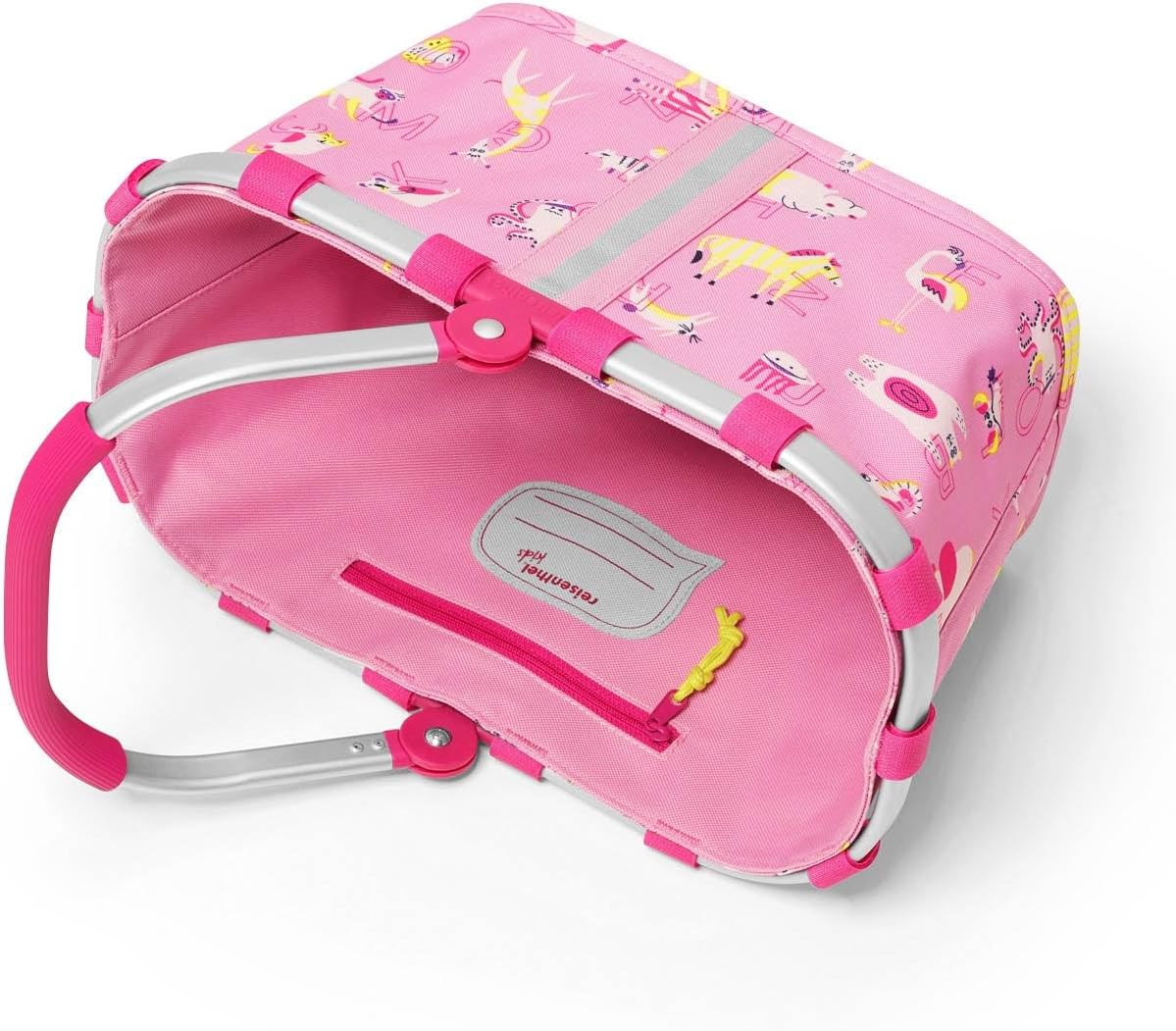 reisenthel Carrybag XS Kids, Extra Small Collapsible Basket, ABC Friends Pink