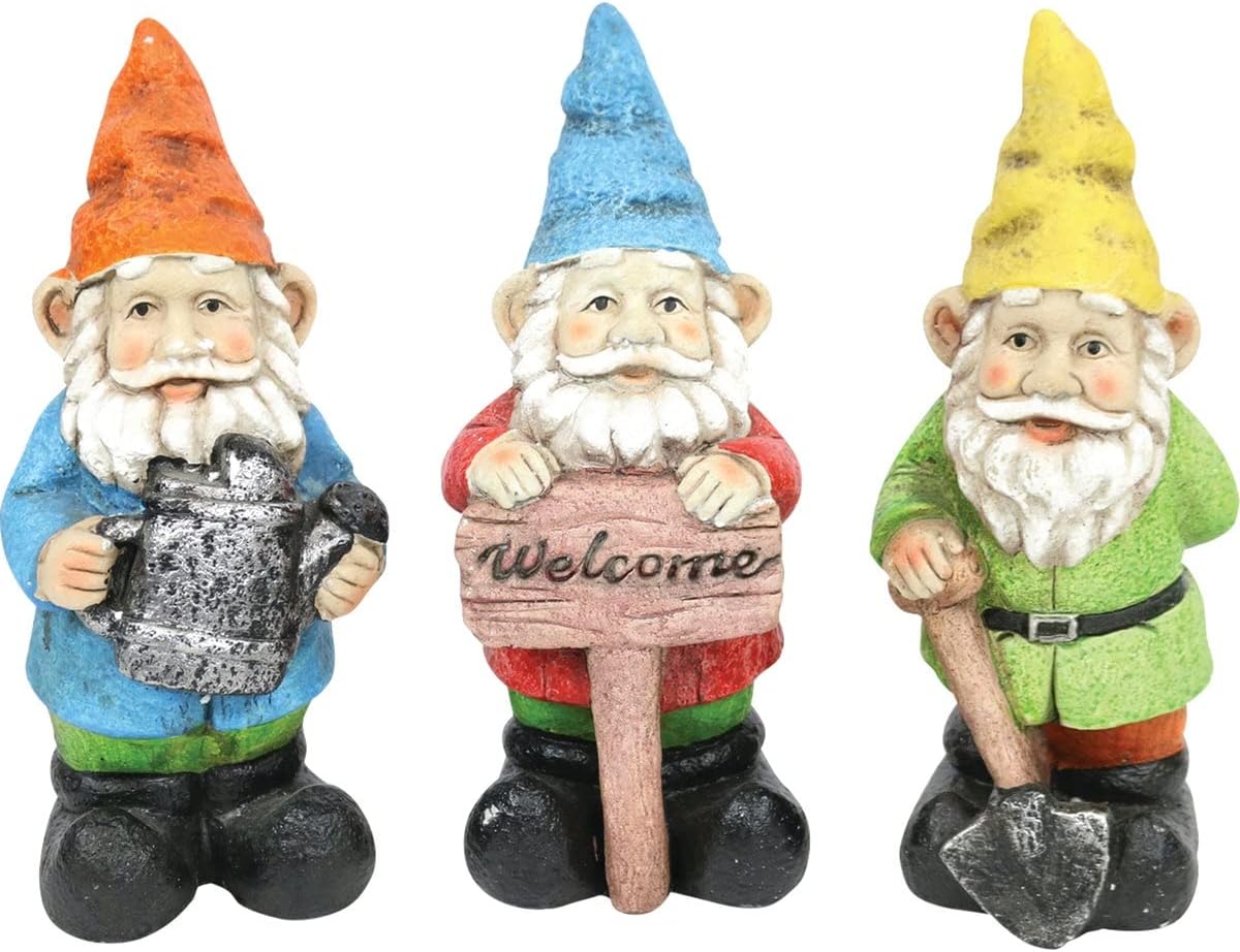 Alpine Cement Assorted 10 in. Colorful Statue
