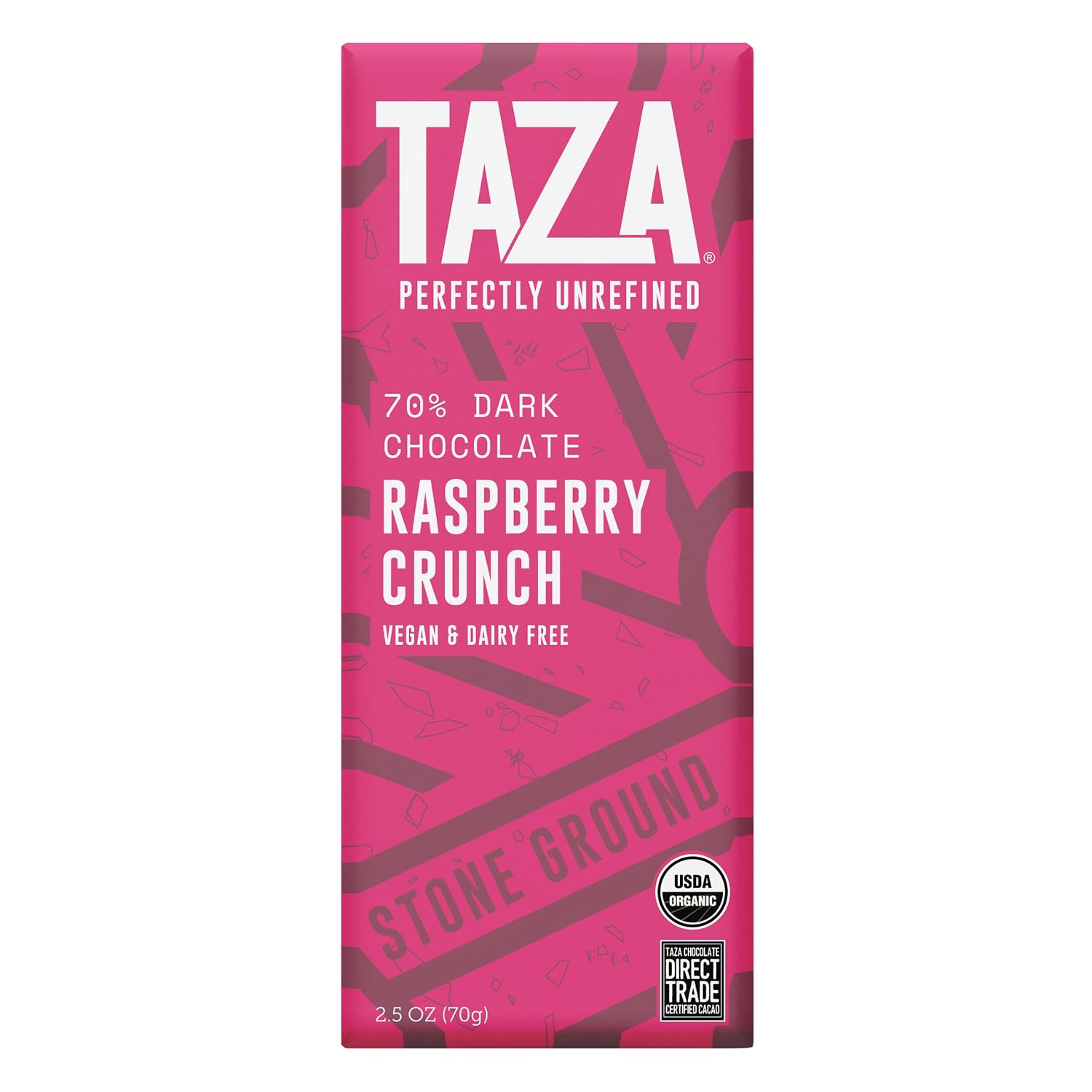 Taza Chocolate, 95% Wicked Dark Amaze Bar, 2.5 oz bars, case of 10