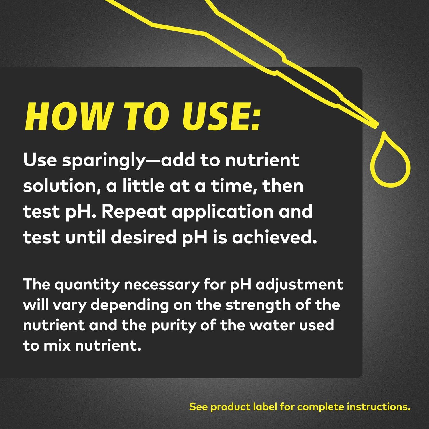 General Hydroponics pH Up Liquid Premium Buffering For pH Stability, Quart