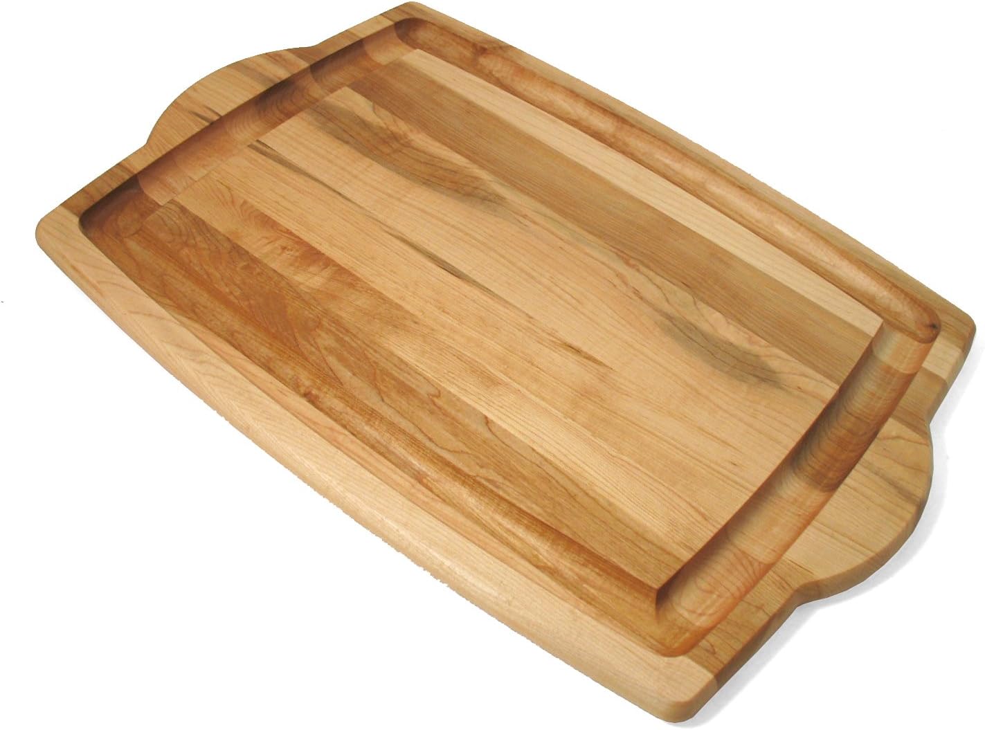 J.K. Adams Farmhouse Carving Board w/ Juice Groove, 14" x 20" | Maple Wood Kitchen Cutting Board for Food Prep and Chopping