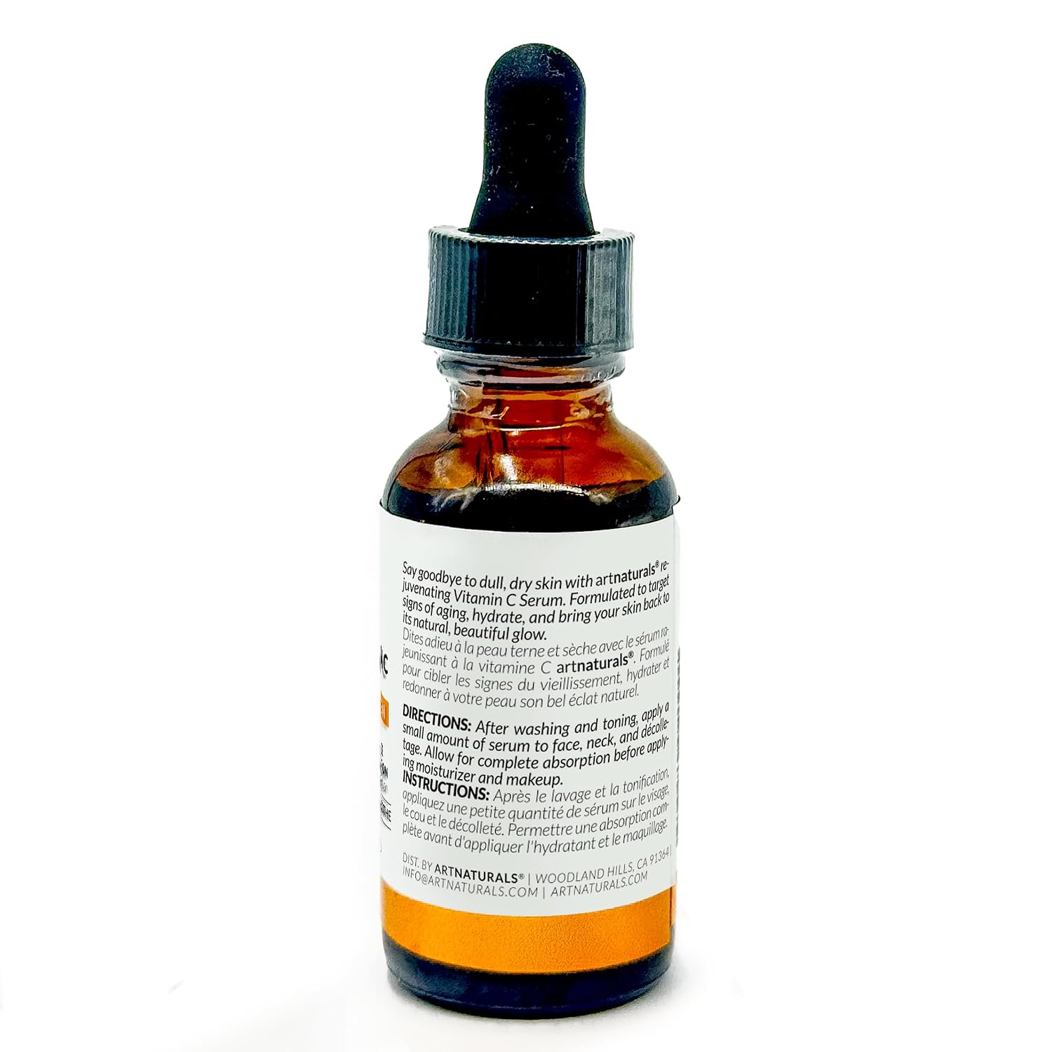 ArtNaturals Vitamin C Serum with Hyaluronic Acid, 1 fl oz