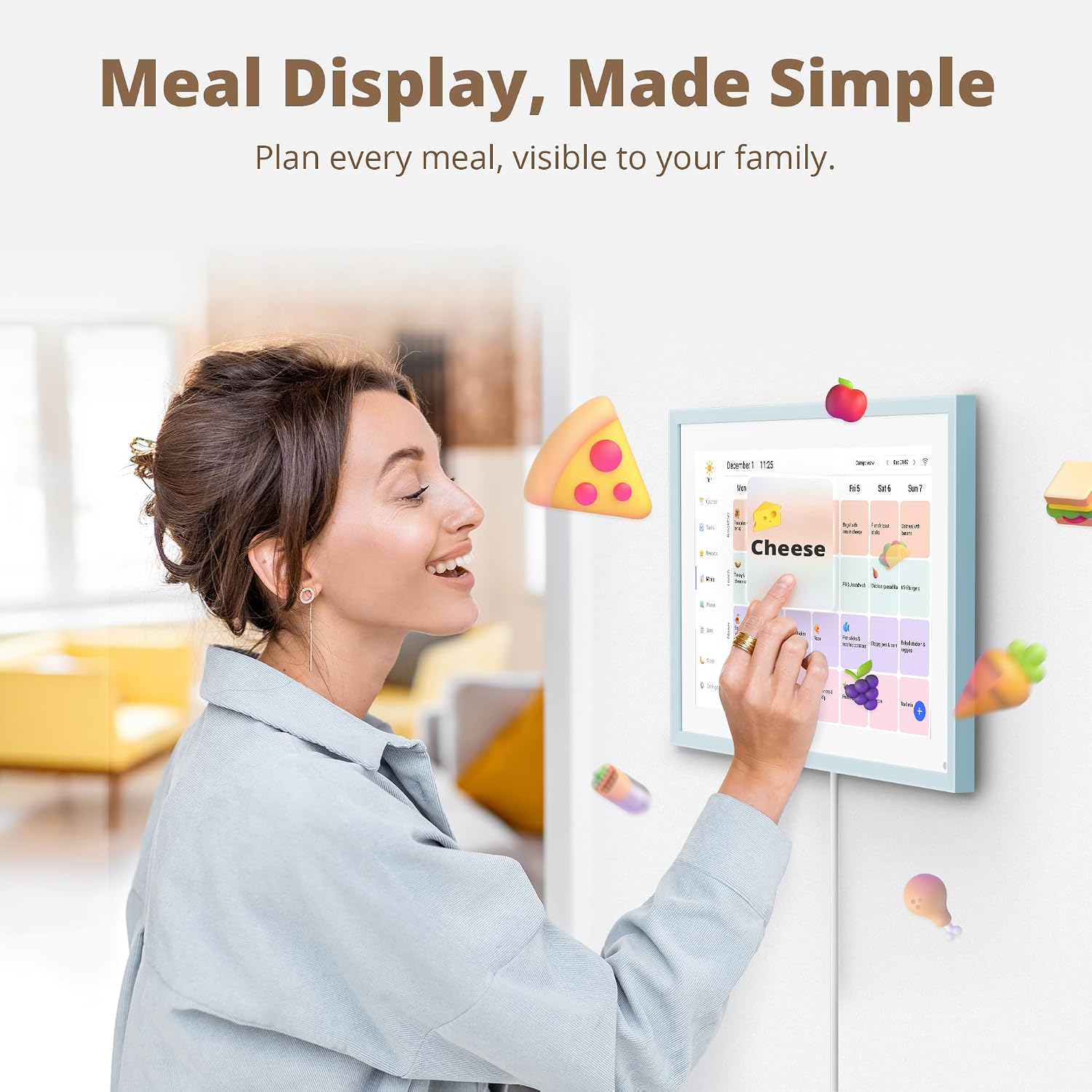 Dragon Touch Digital Picture Frame WiFi 10 inch IPS Touch Screen Digital Photo Frame Display, 32GB Storage, Auto-Rotate, Share Photos via App, Email