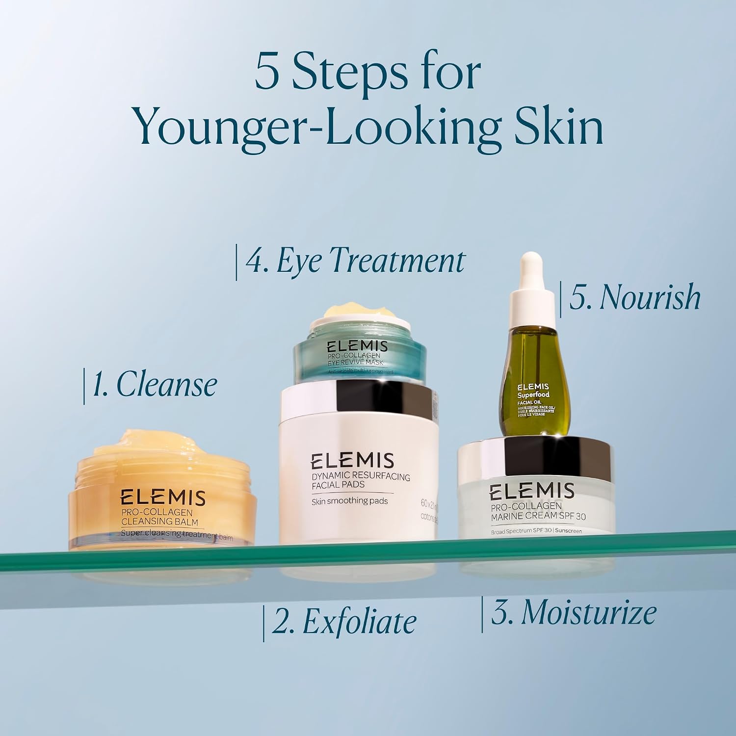 Elemis Superfood Facial Oil, Nutrient-Rich Glow-Boosting Face Oil with Broccoli and Flaxseed, Lightweight Daily Hydration, 0.5 Fl Oz.