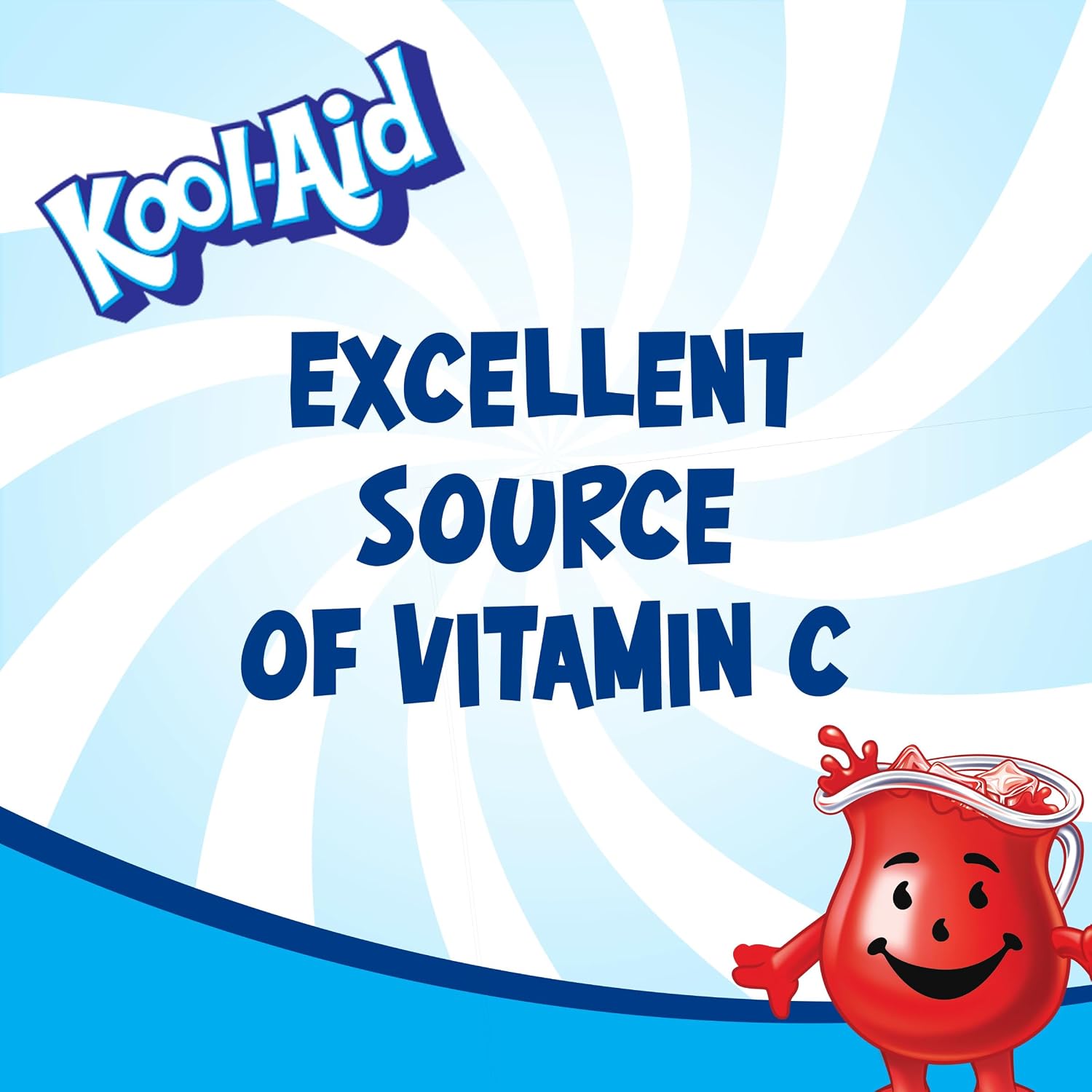 Kool-Aid Drink Mix, Tropical Punch, 19 oz | for Flavorful Hydration and Shareable Refreshment Good Source of Vitamin C, Caffeine Free Gluten Free