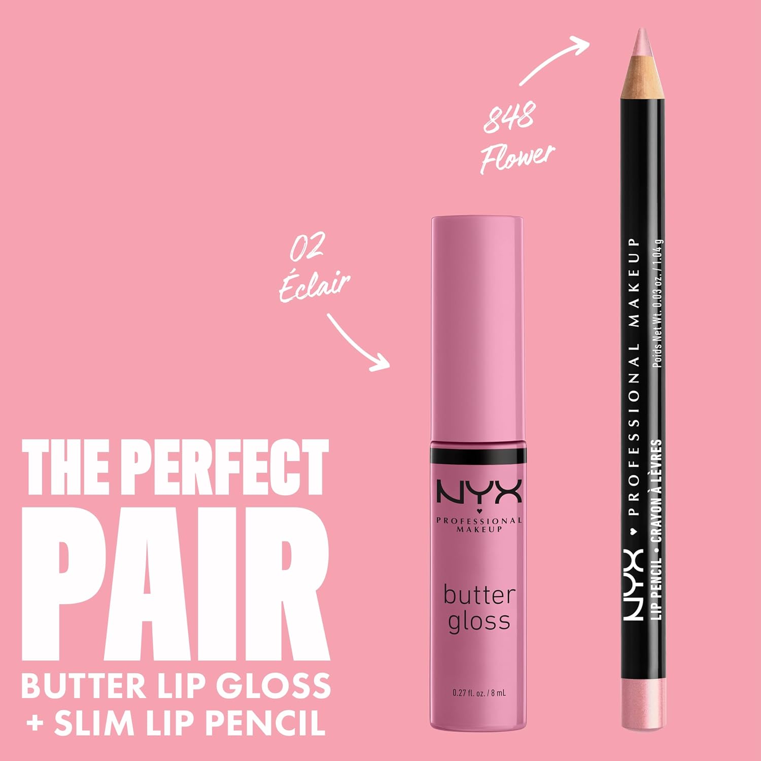NYX PROFESSIONAL MAKEUP Butter Gloss, Non-Sticky Lip Gloss - Praline (Deep Nude)