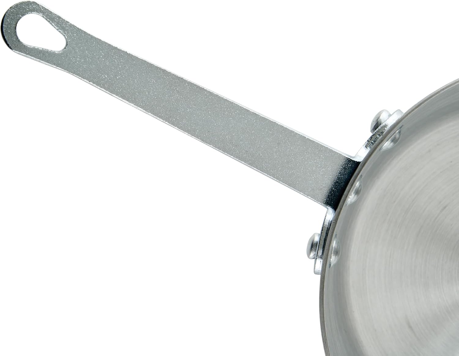 Winco 3 3/4 qt Heavy-Duty Tapered Aluminum Sauce Pan, 3.75 qt | Tapered sides, Heavy-duty, Riveted handle, Great for Cooking and Food Preparation