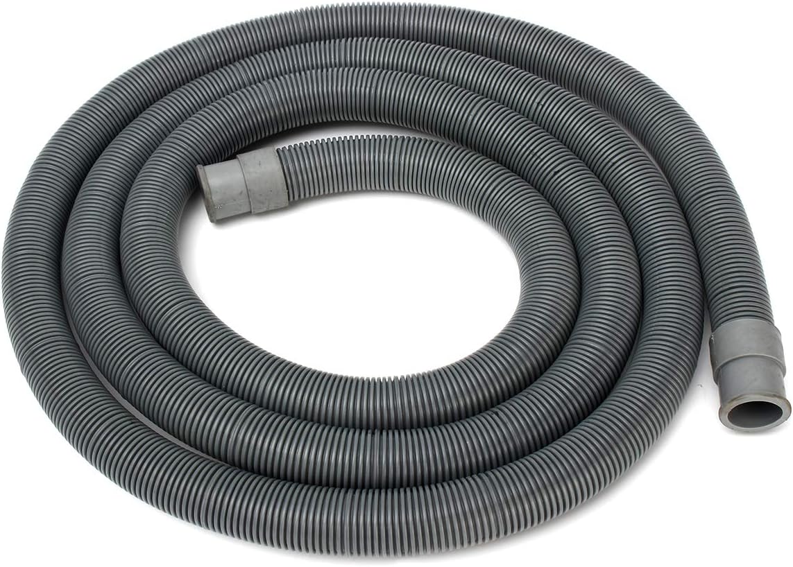2.5m Washing Machine Drain Hose Extension Kit for Samsung Haier Little Swan Grey