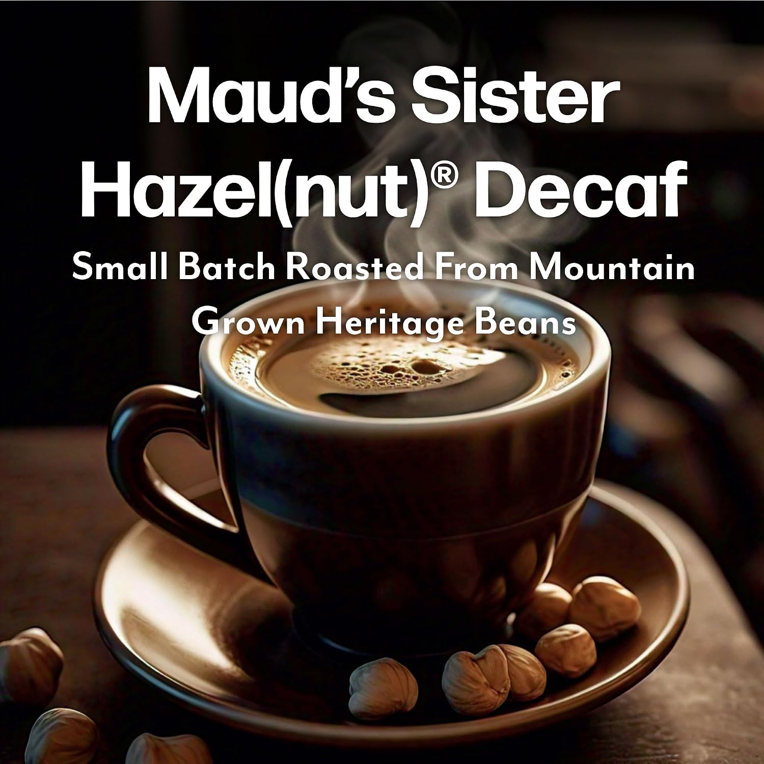 Maud’s Decaf Dark Roast Coffee Pods, 100ct | Decaffeinated Coffee in Single Serve Pods – Compatible with Keurig Coffee Makers