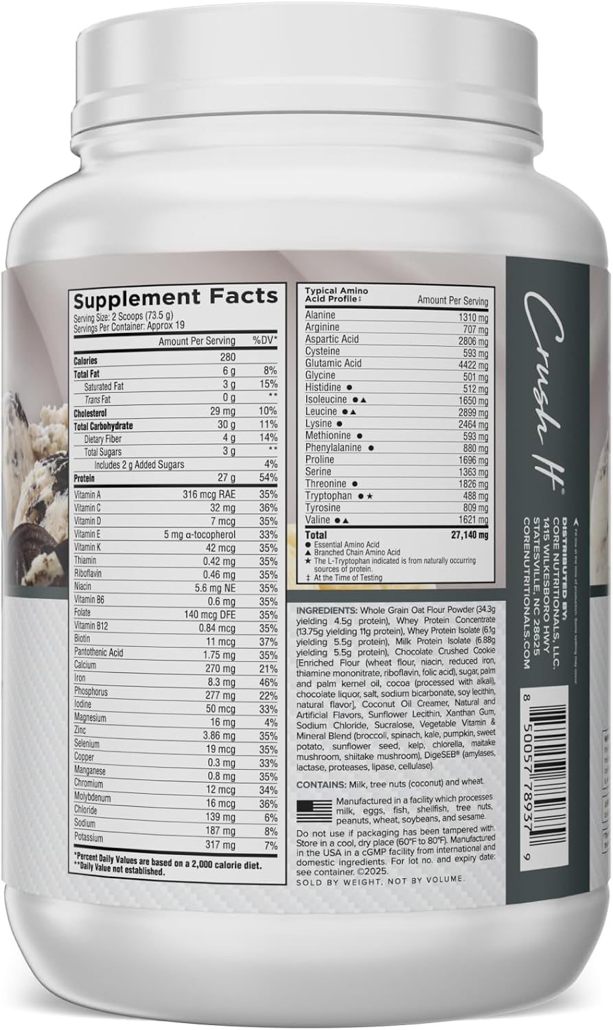 Core Nutritionals MRP Meal Replacement, Vanilla Poundcake, 3 lb