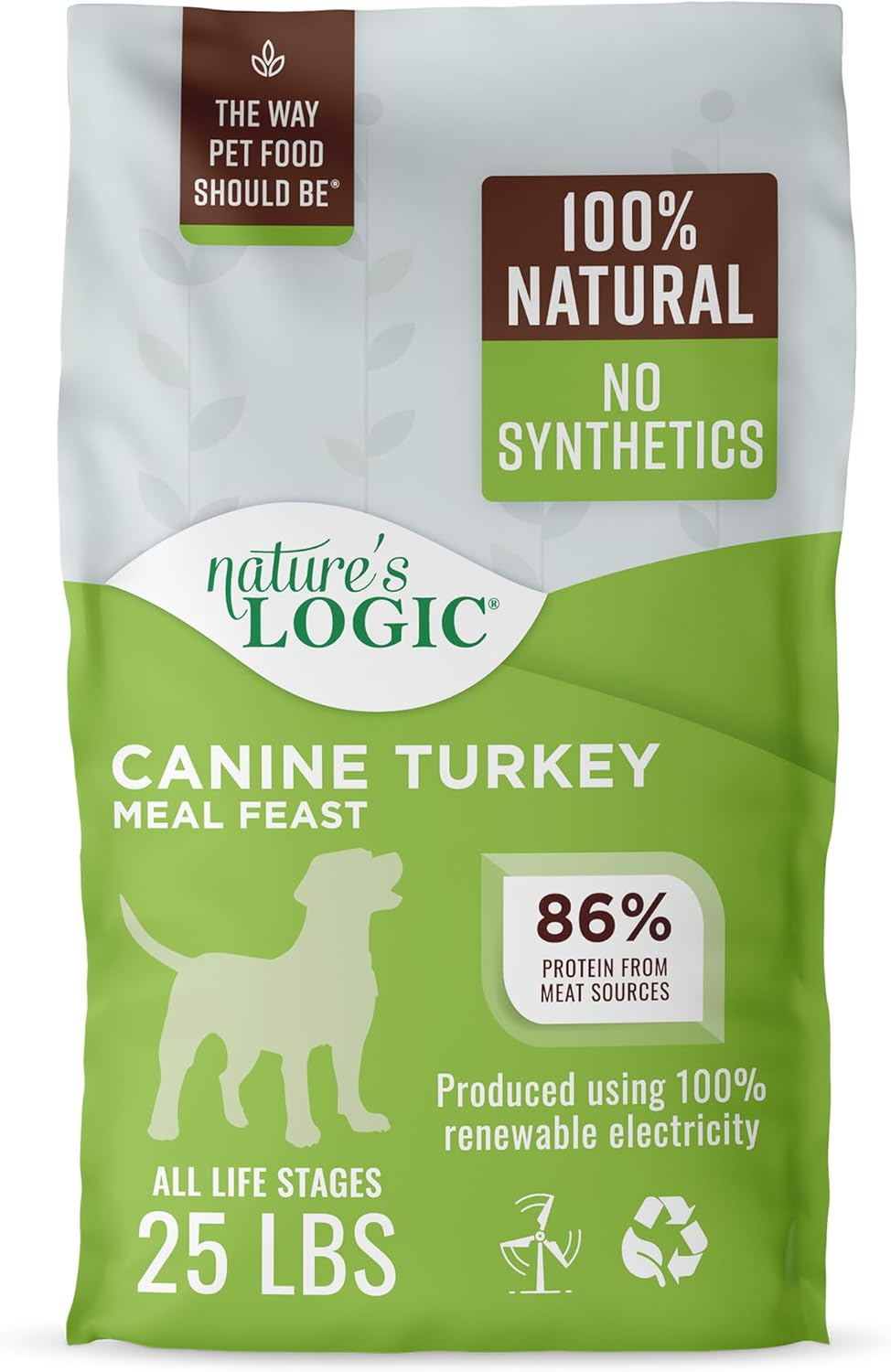 NATURE'S LOGIC Dry Dog Food - Beef Meal Feast Dry Kibble, 13 lb