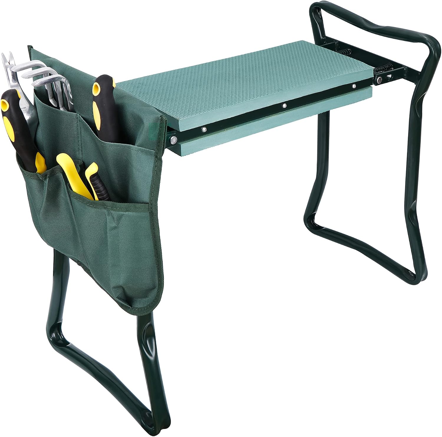Folding Garden Kneeler Bench, Heavy Duty Garden Stool Kneeling Pad, Bench Seat for Kneeling to Prevent Knee Pain