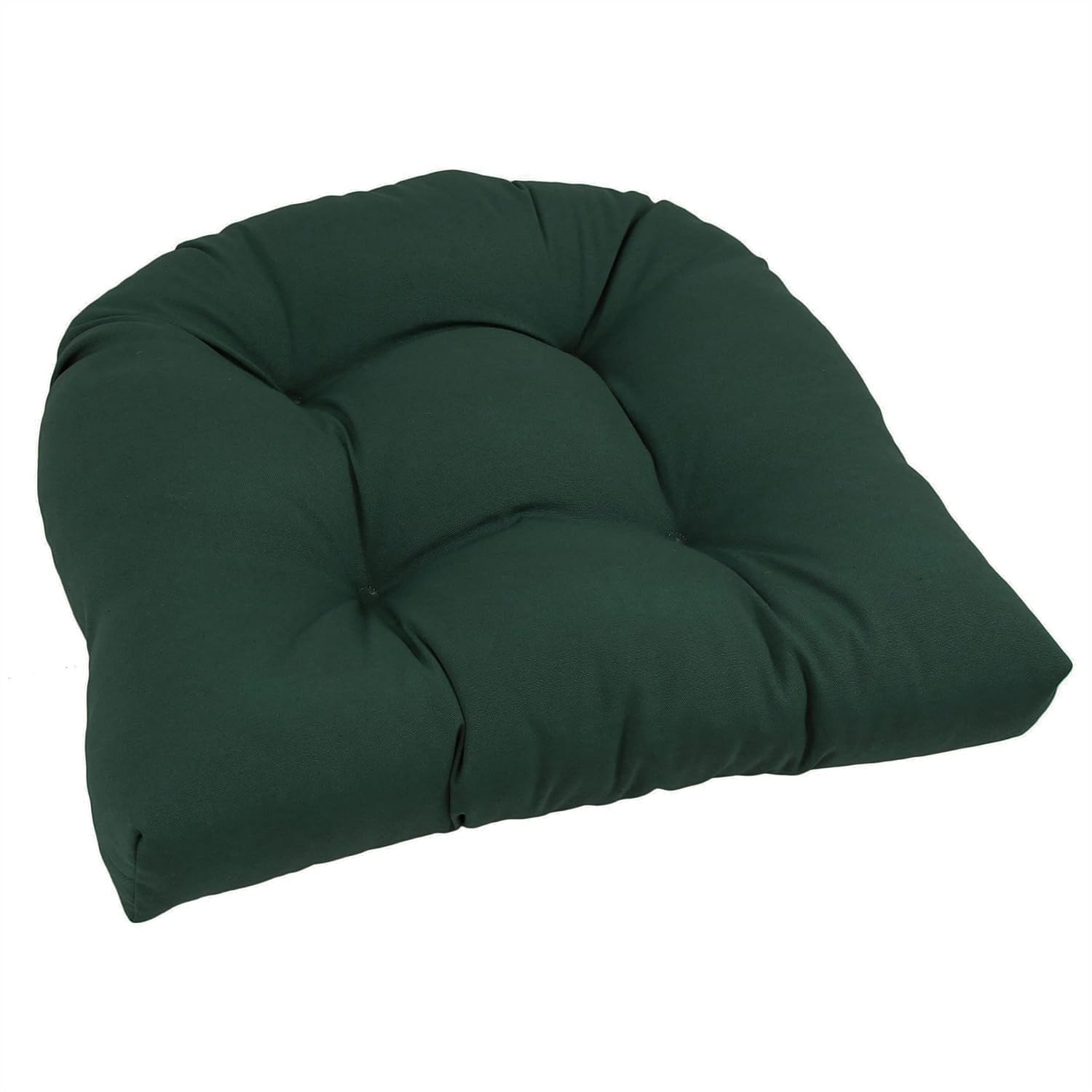 Blazing Needles Twill Rounded Back Chair Cushion,Sage, 19" x 19" 1 Count