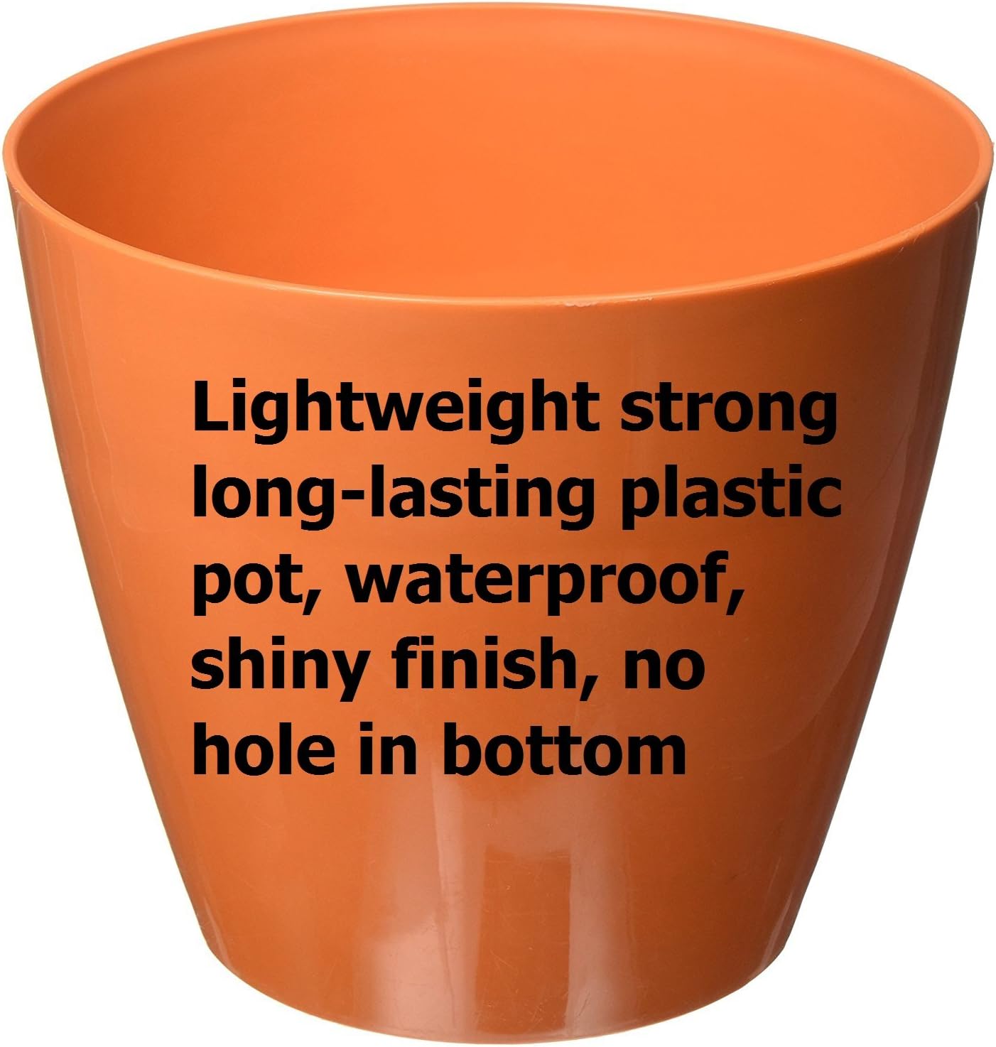 Home & Garden PIM01280 Charlevoix Durares Planter, 10" - Tango