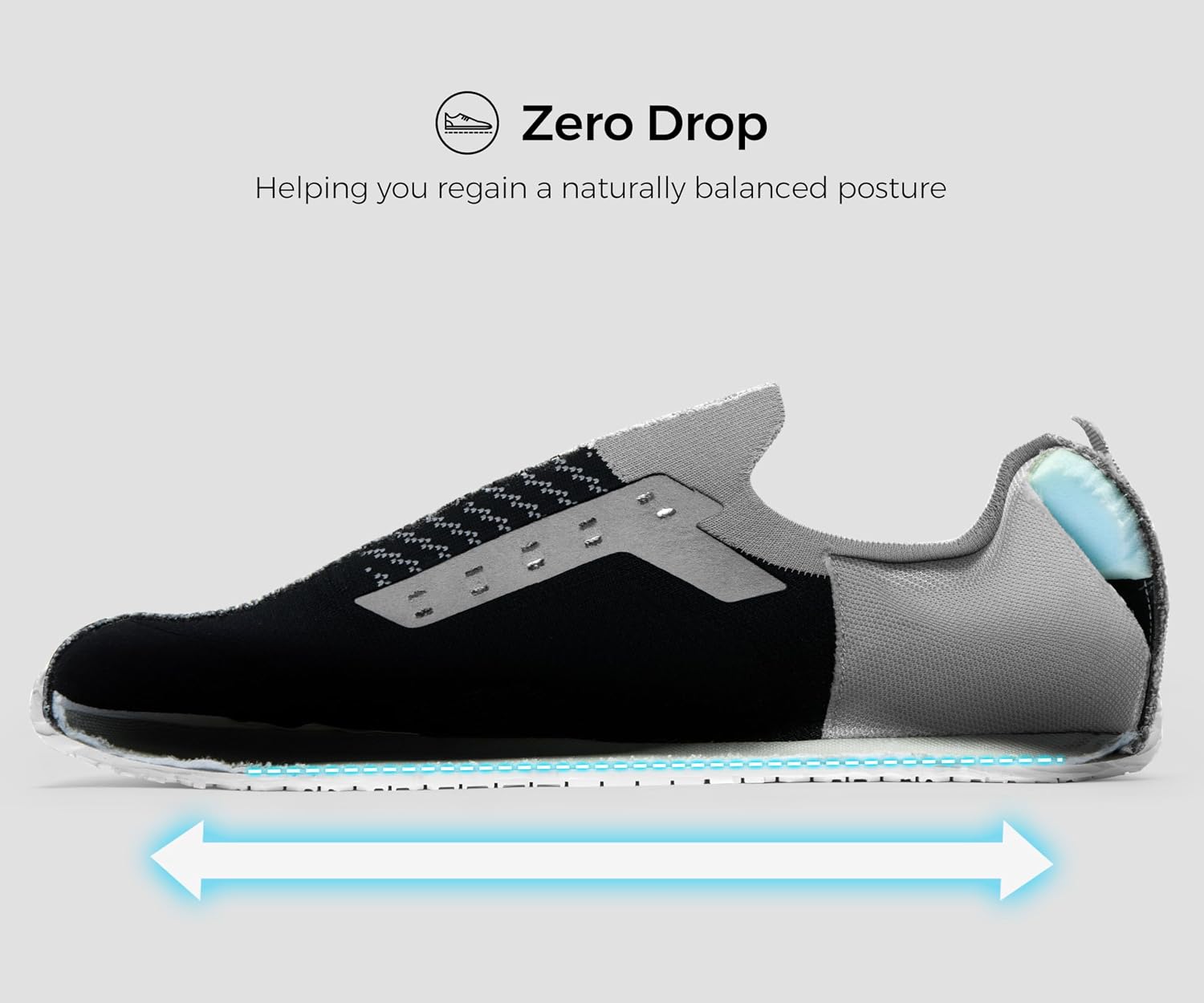 Men's Barefoot Shoes Zero Drop Minimalist Sneakers with Anatomical Toe Box | Breathable, Stretchy, Flat for Gym, Workout, Lifting, Training
