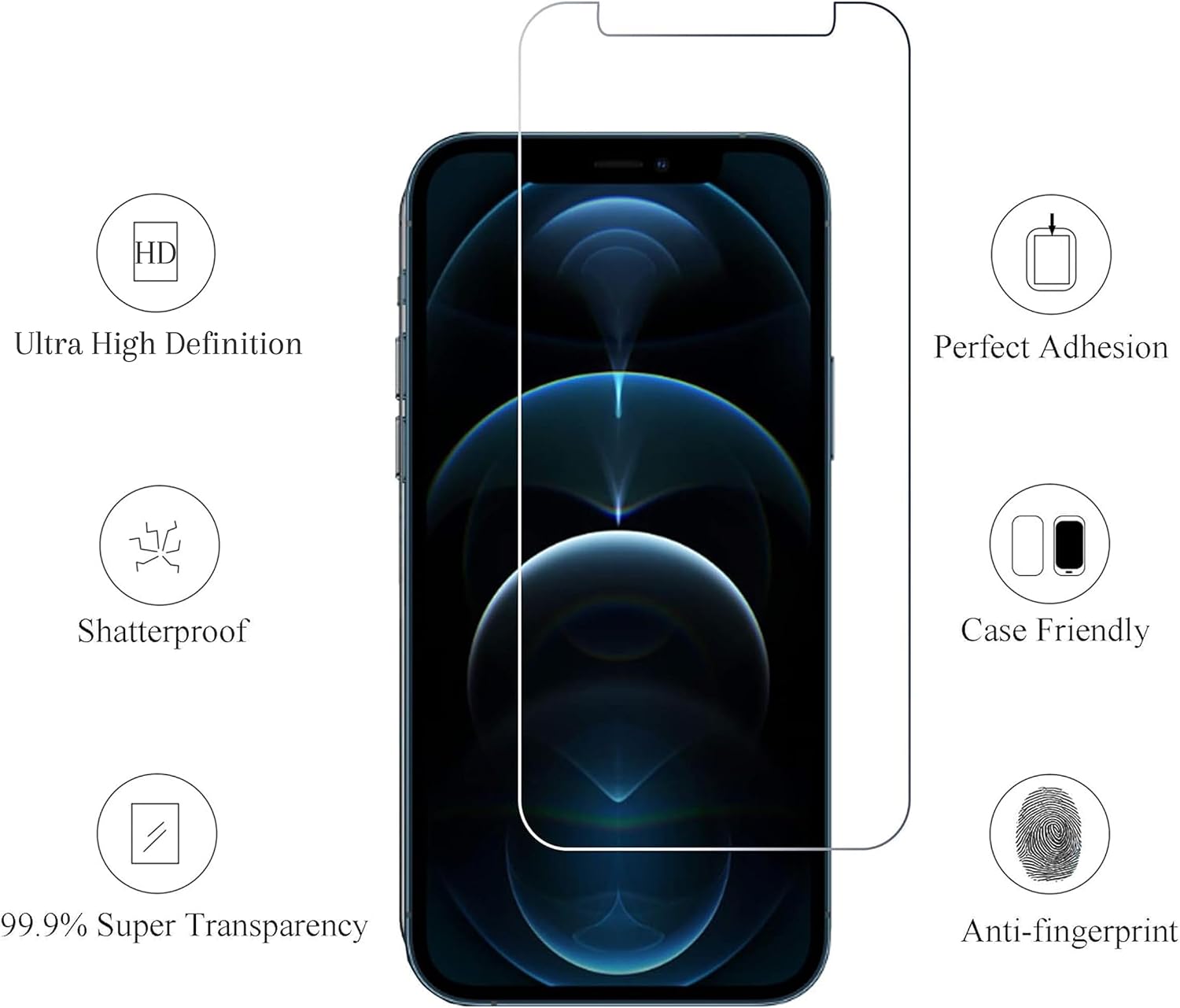 Ailun 3 Pack Screen Protector for iPhone 12 Mini 2020