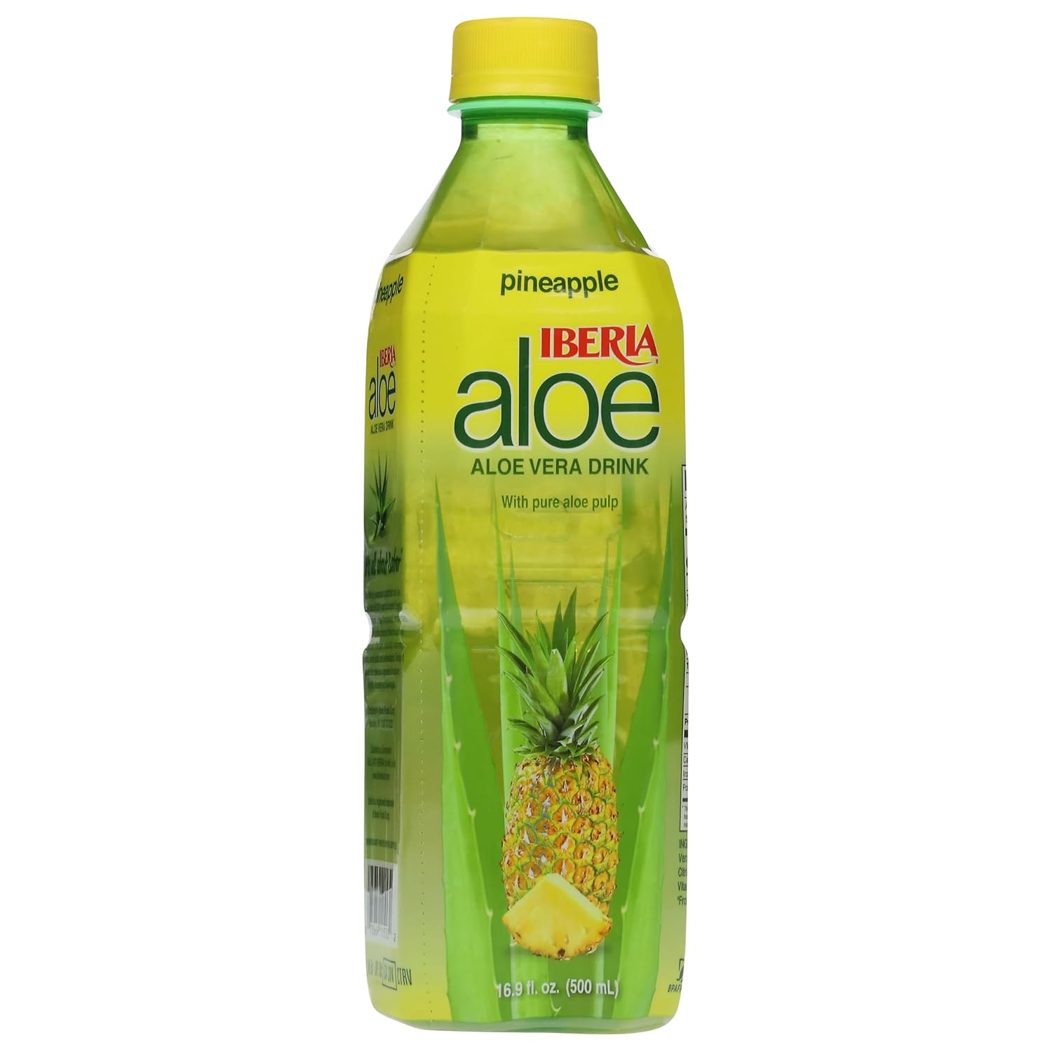 Iberia Aloe Vera Juice Drink, Pineapple, 16.9 Fl Oz (Pack of 24)