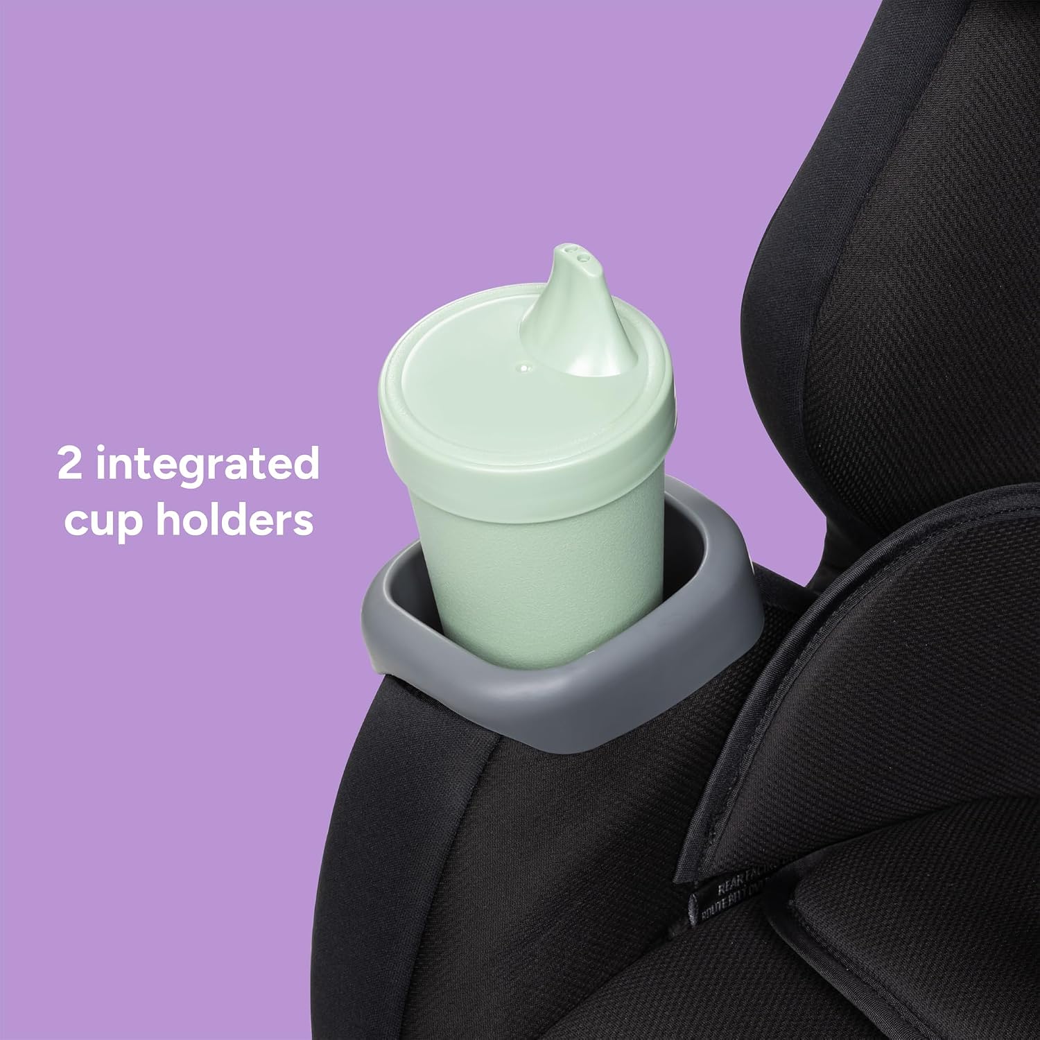 Baby Trend Cover Me™ 4-in-1 Convertible Car Seat, Vespa – Built-in Canopy, 4-Stage Growth System, Plush Comfort Padding, Multi-Position Recline