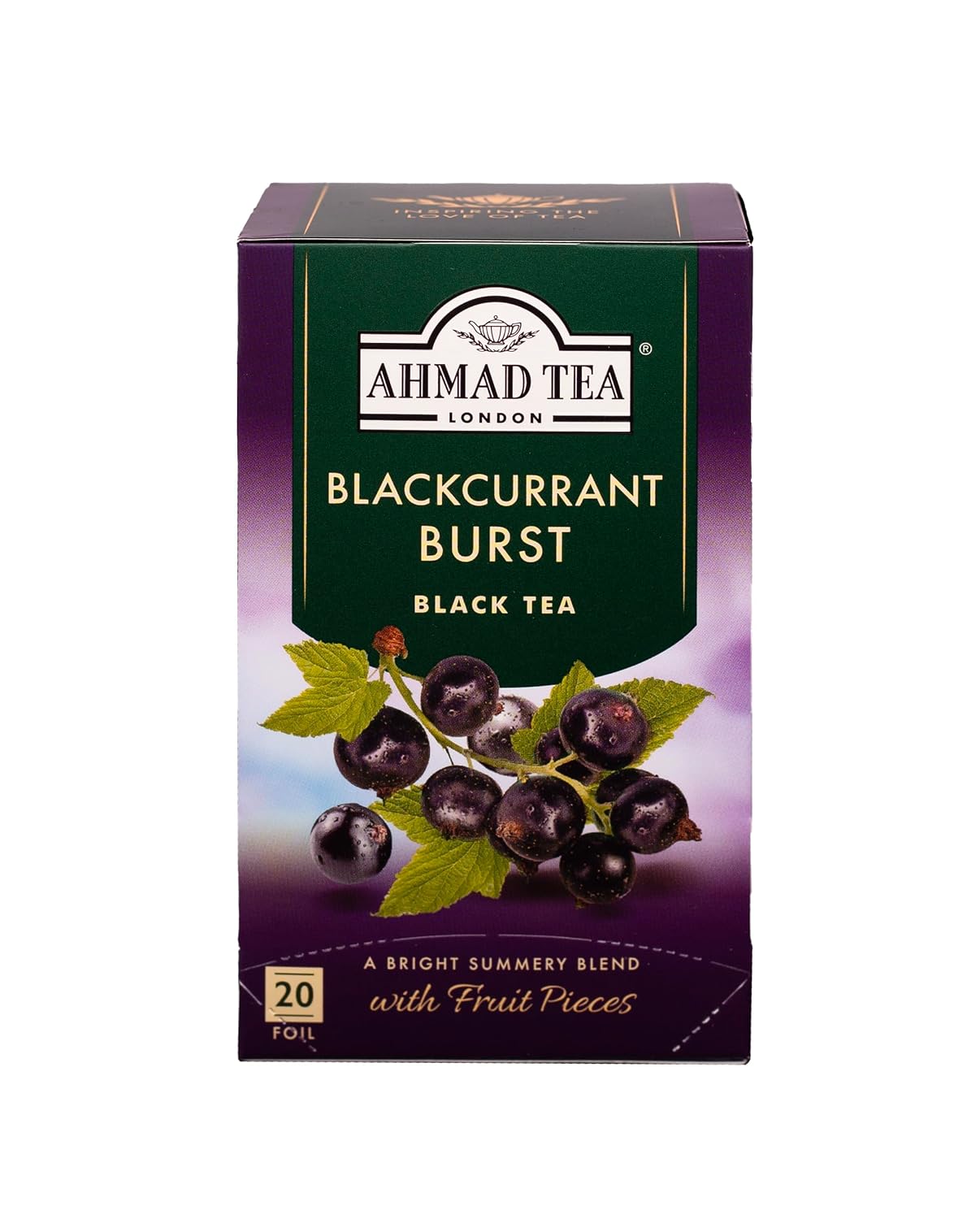 Ahmad Tea Green Tea, Green Tea Teabags 100 ct - Caffeinated & Sugar-Free