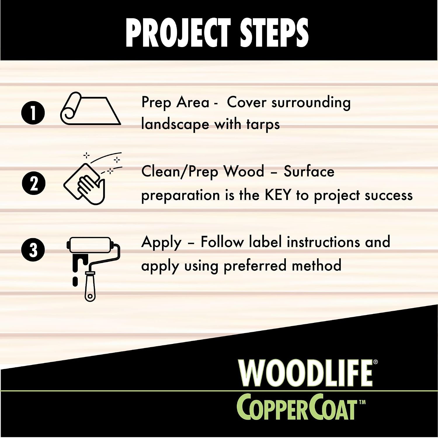 Rust-Oleum WOODLIFE 902 Wolman Classic Clear Wood Preservative-Above Ground, Quart, 0.95 Liters | Protects Against Rot & Decay, Above Ground Wood Protection, Clear Preservative Formula, Quart