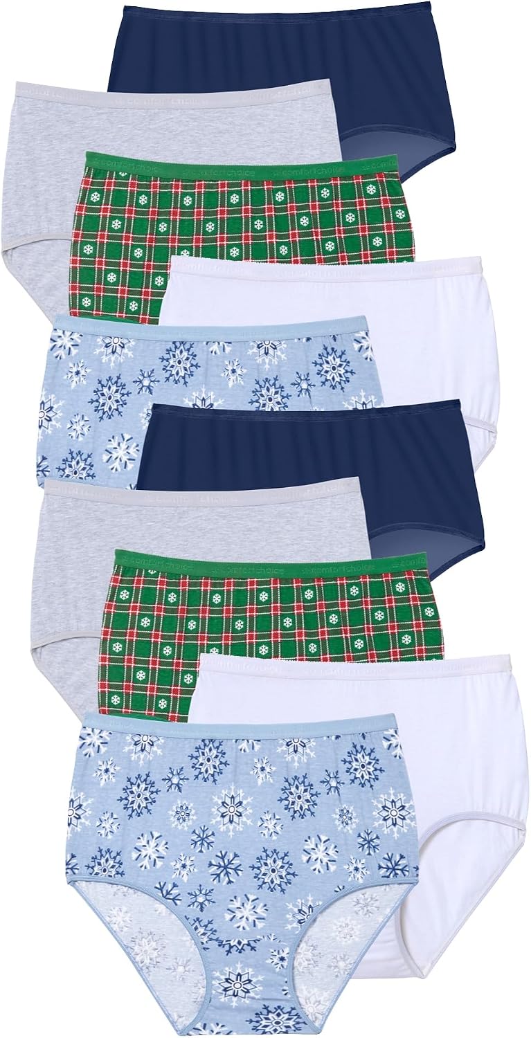 Comfort Choice Full Coverage Stretch Cotton Brief 5 Pack