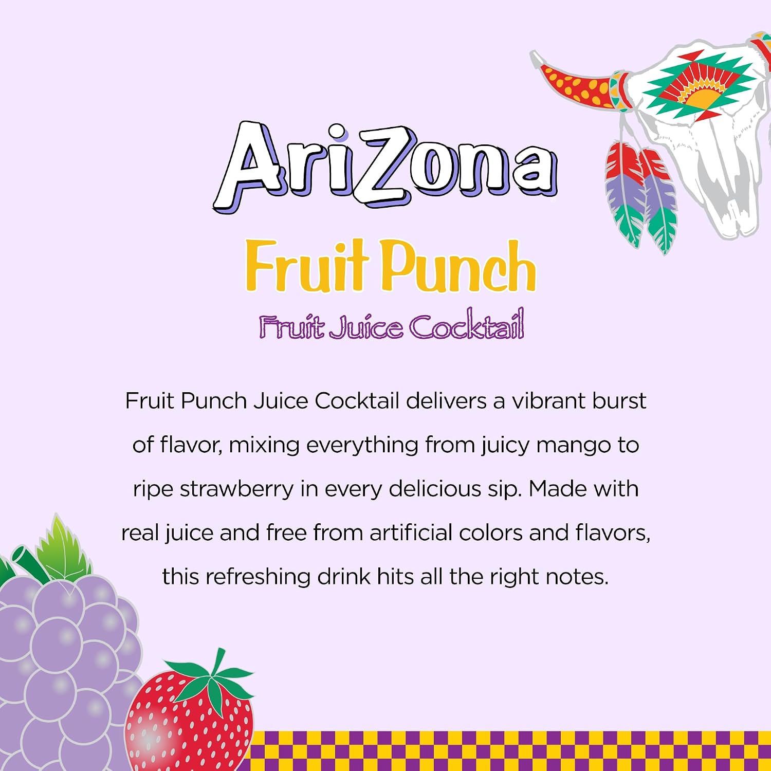 AriZona Mucho Mango | Fruit Juice Cocktail | 22 Fl Oz (12 Pack)