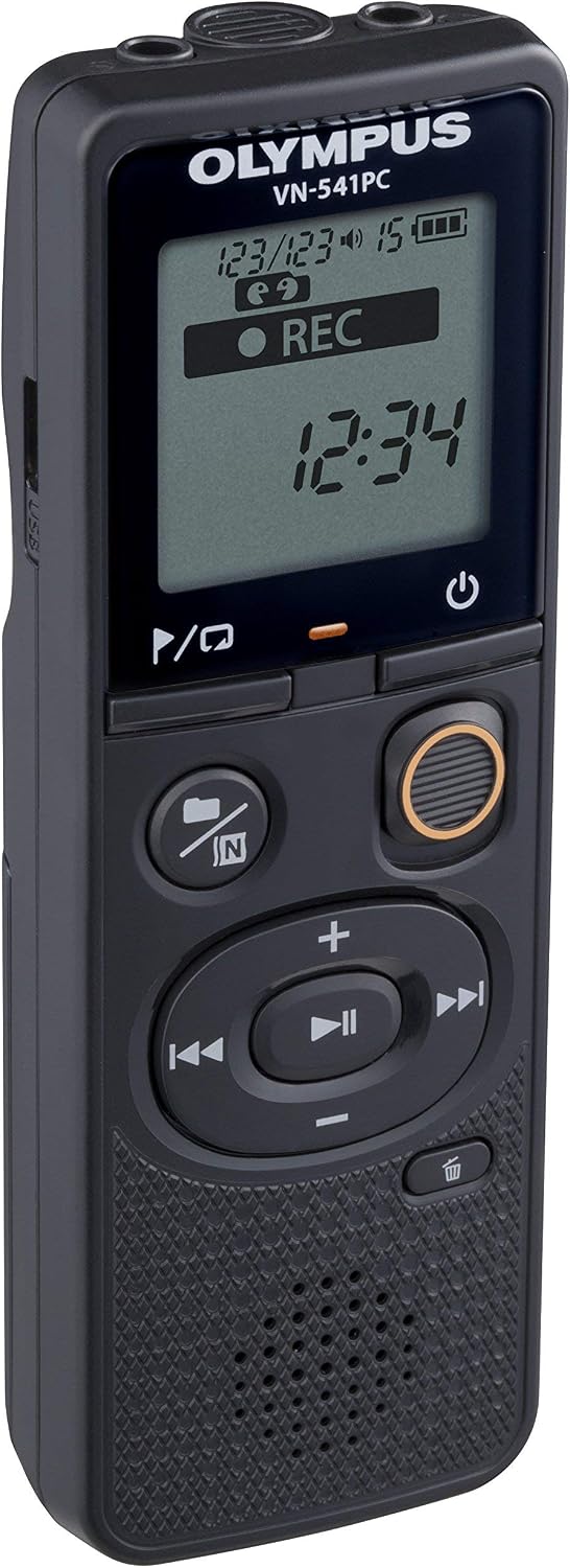Olympus VN-541PC With PC Link 4GB Black Digital Voice Recorder (Renewed)