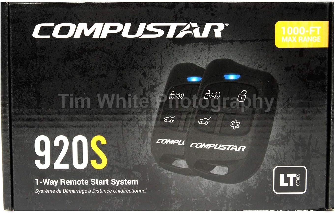 Compustar CS920-S (920S) 1-Way Remote Start and Keyless Entry System with 1500-ft Range