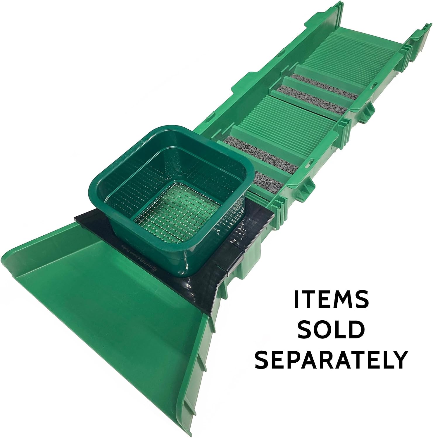 From the Complete Selection of Sluice Fox Modular Sluice Box Parts, Add-Ons, and Accessories for Gold Panning Kits – Upgrade Your Sluice Box for Optimal Performance Sluice Box Only (Green)