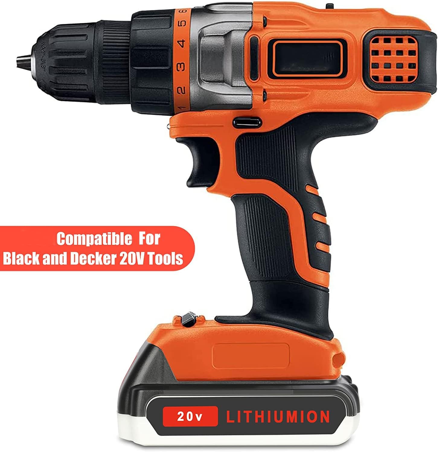 JYJZPB Replace Battery for Black and Decker 20V Lithium Battery LBXR20 Tool