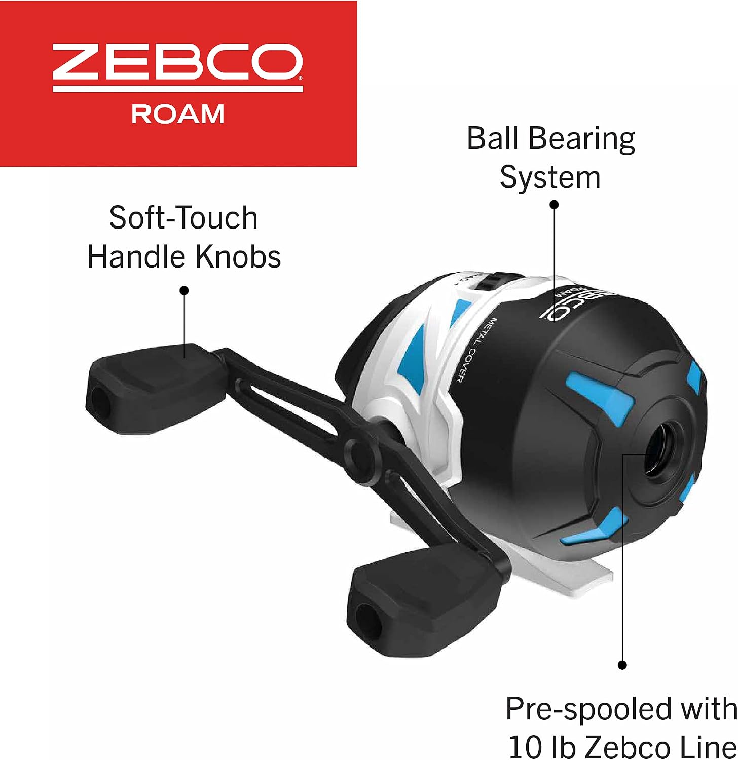 Zebco Roam Spincast Reel and Fishing Rod Combo