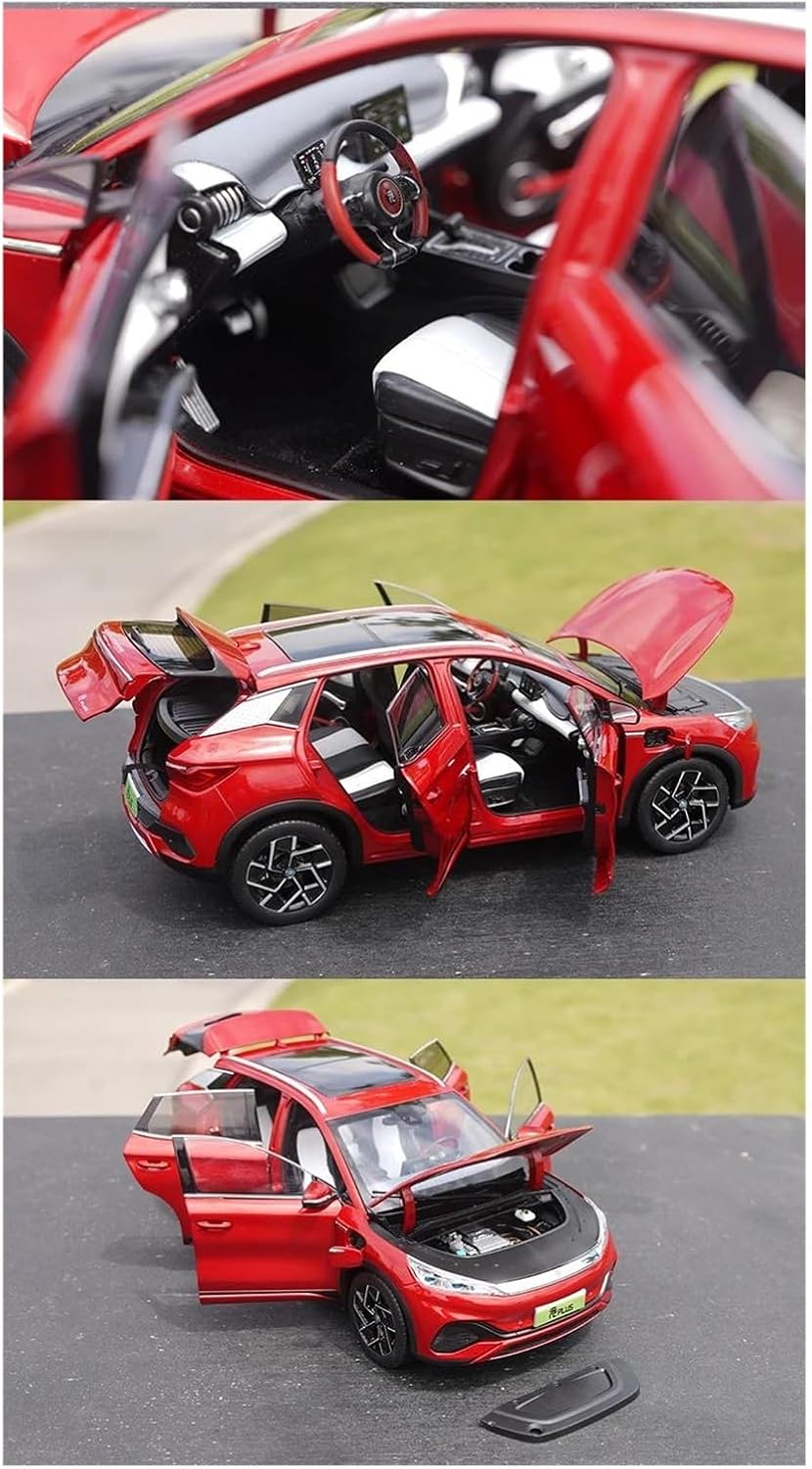 Scale Diecast Metal Model Toy 1 18 for BYD ATTO 3 Alloy SUV Classic Model Car Collectible Display Piece for Display or Collectible