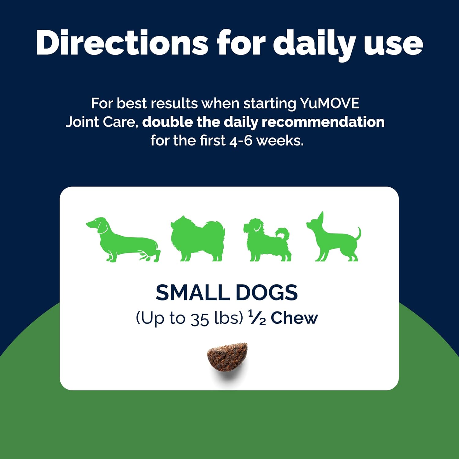 YuMOVE Large Dog Hip & Joint Supplement Soft Chews, Green Lipped Mussel