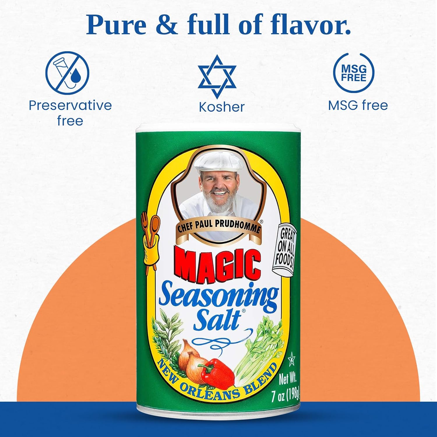 Chef Paul Magic Seasoning Salt | All-Purpose Seasoned Salt | Seasoning Salt for Meat