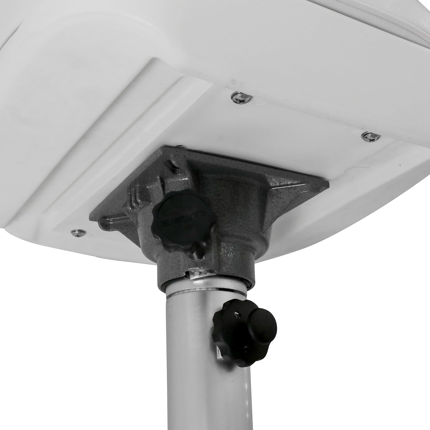 Wise 8WD013-7-710 Standard Pilot Chair with Adjustable Height Pedestal and Seat Mount, White