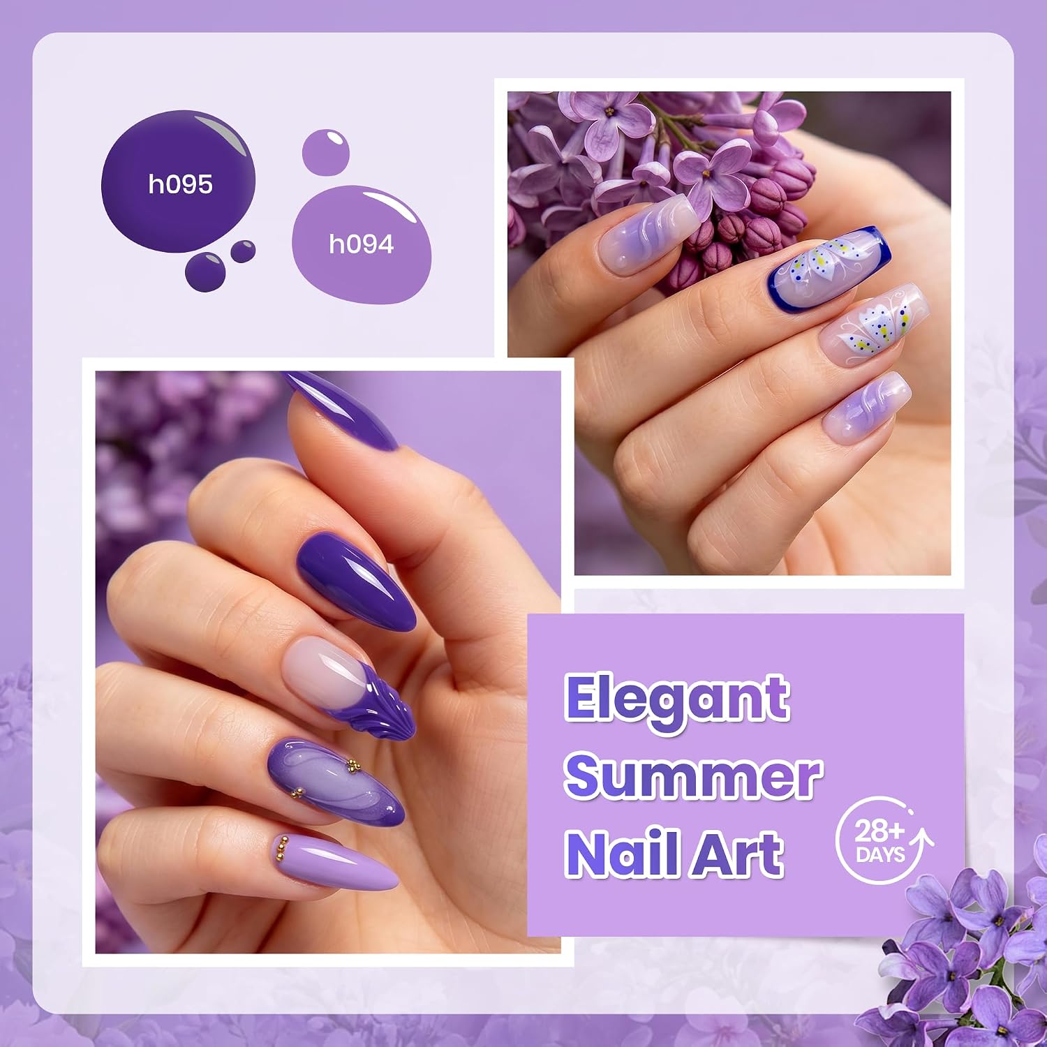 Beetles Green Gel Polish Set, 6 Colors Misty Forest Collection